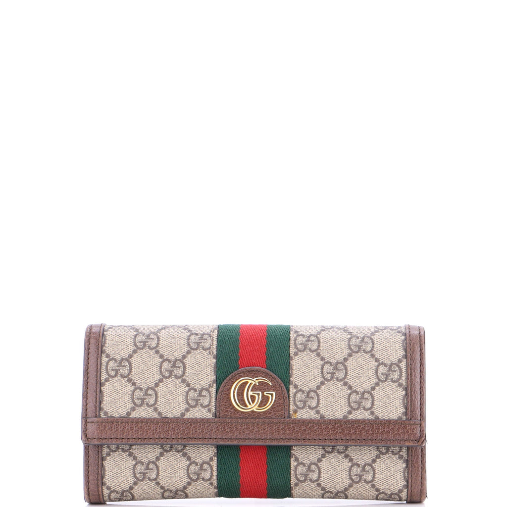 Ophidia Continental Wallet GG Coated Canvas