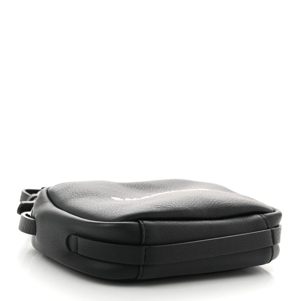 Calfskin Logo XS Everyday Camera Bag Black