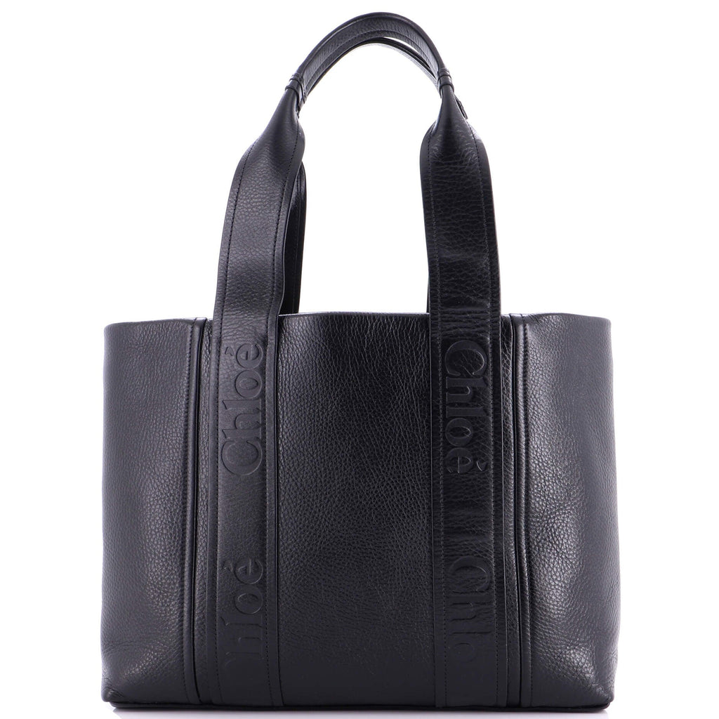 Woody Tote Leather Medium