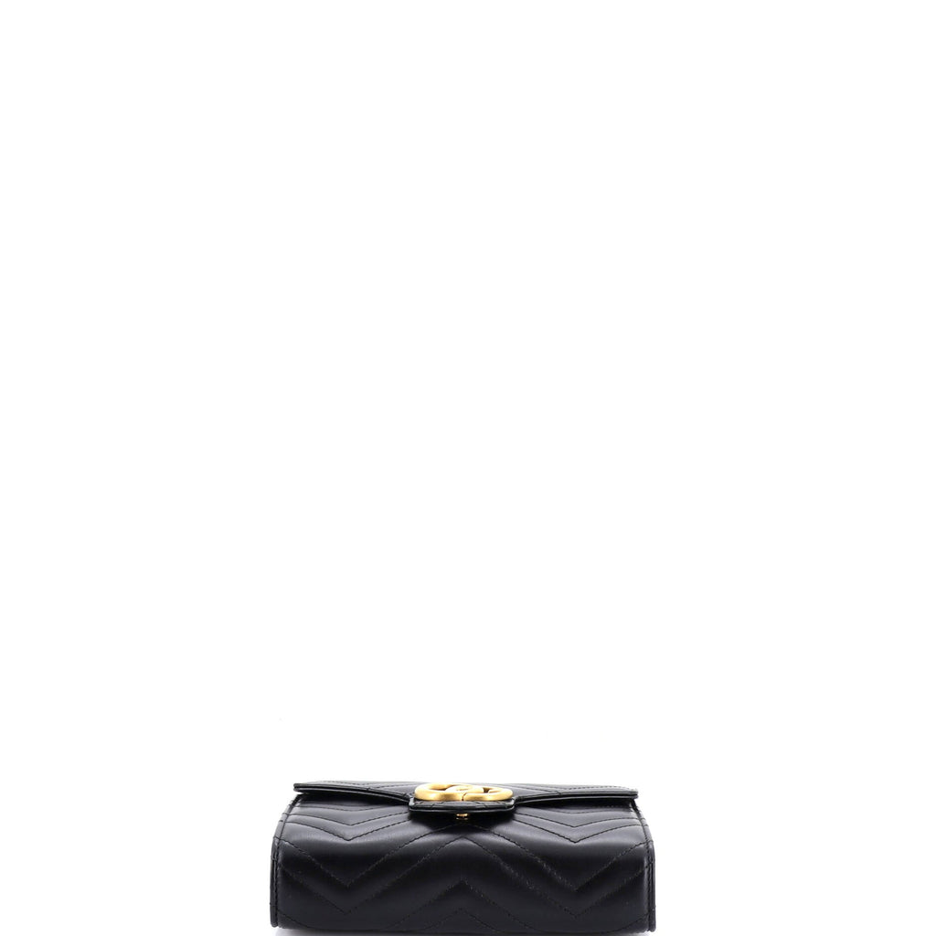 GG Marmont Chain Wallet Matelasse Leather Mini