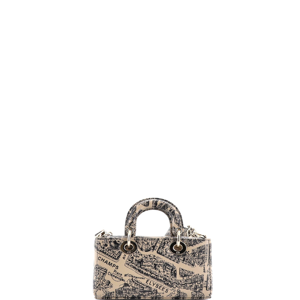 Lady D-Joy Bag Printed Leather Small