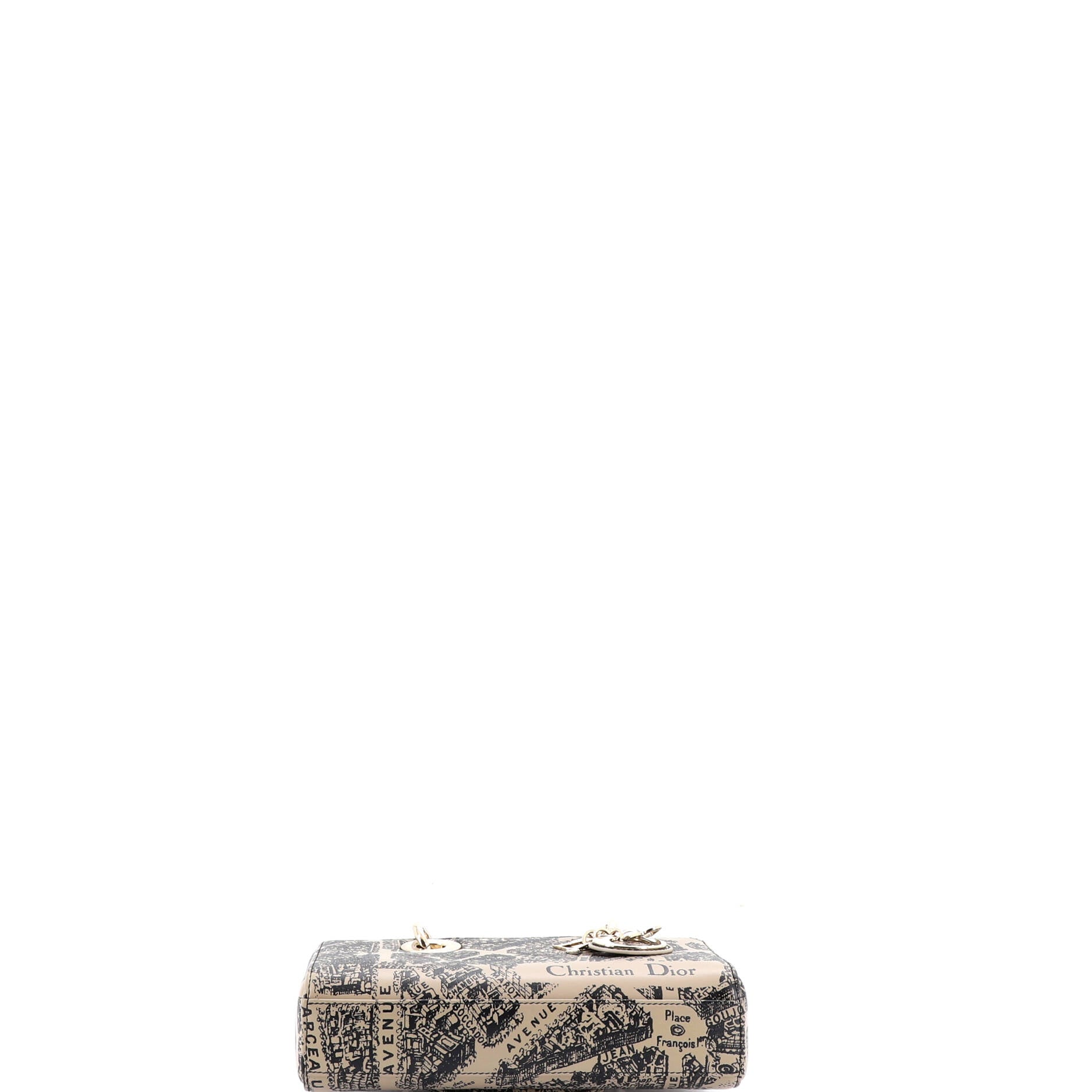 Lady D-Joy Bag Printed Leather Small