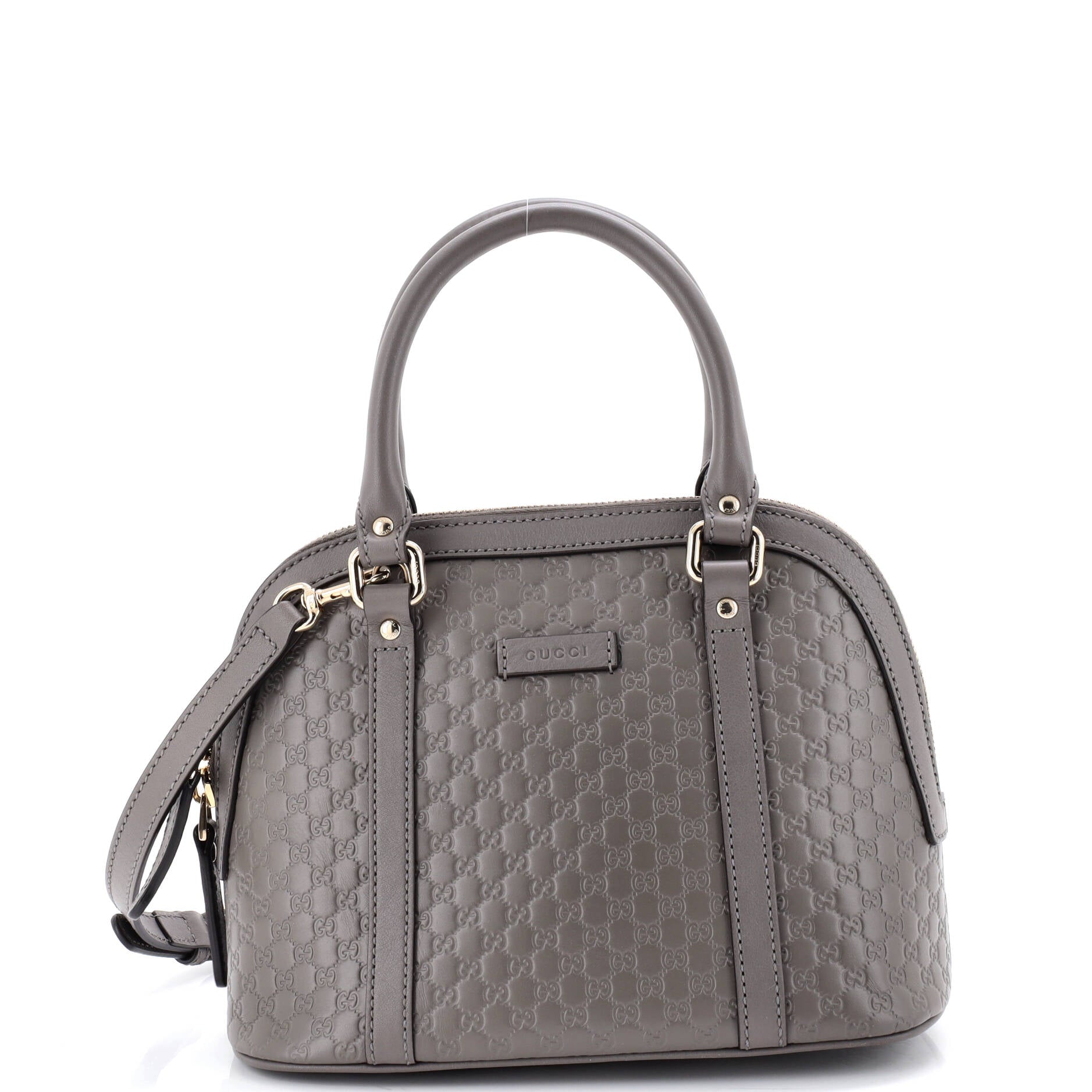 Convertible Dome Satchel Microguccissima Leather Mini