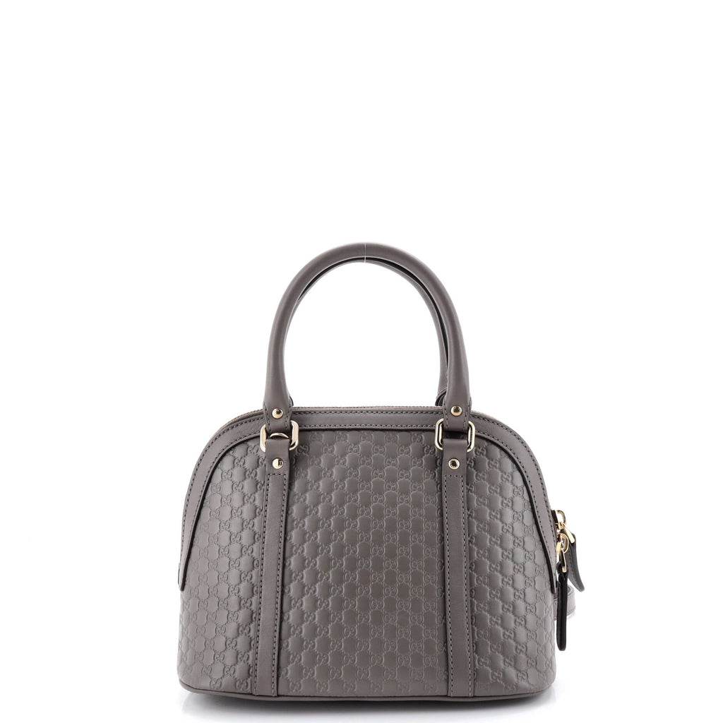 Convertible Dome Satchel Microguccissima Leather Mini