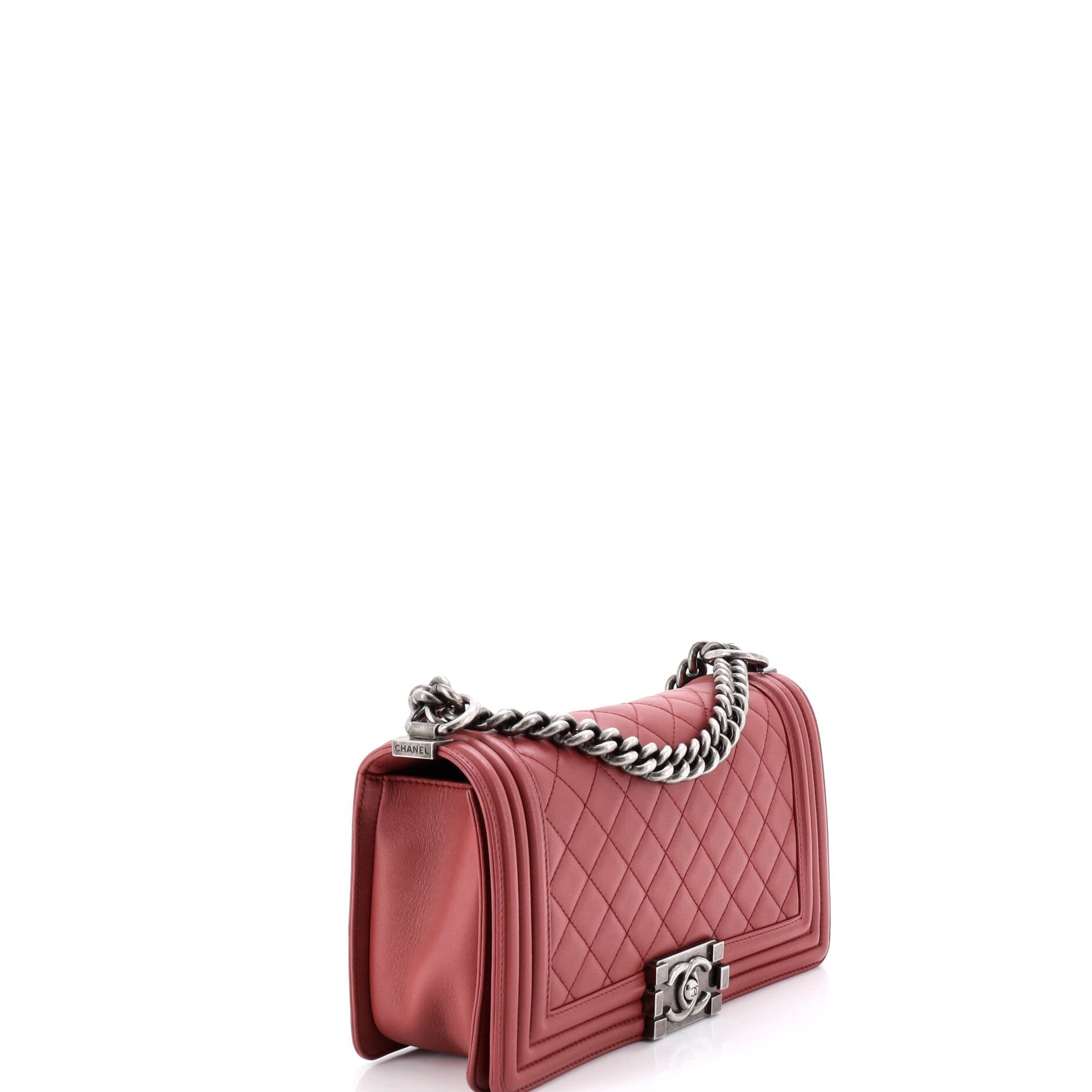Boy Flap Bag Quilted Lambskin Old Medium