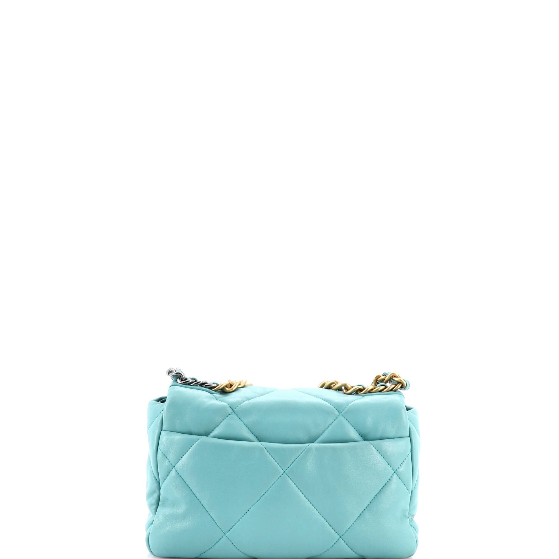 19 Flap Bag Quilted Leather Medium