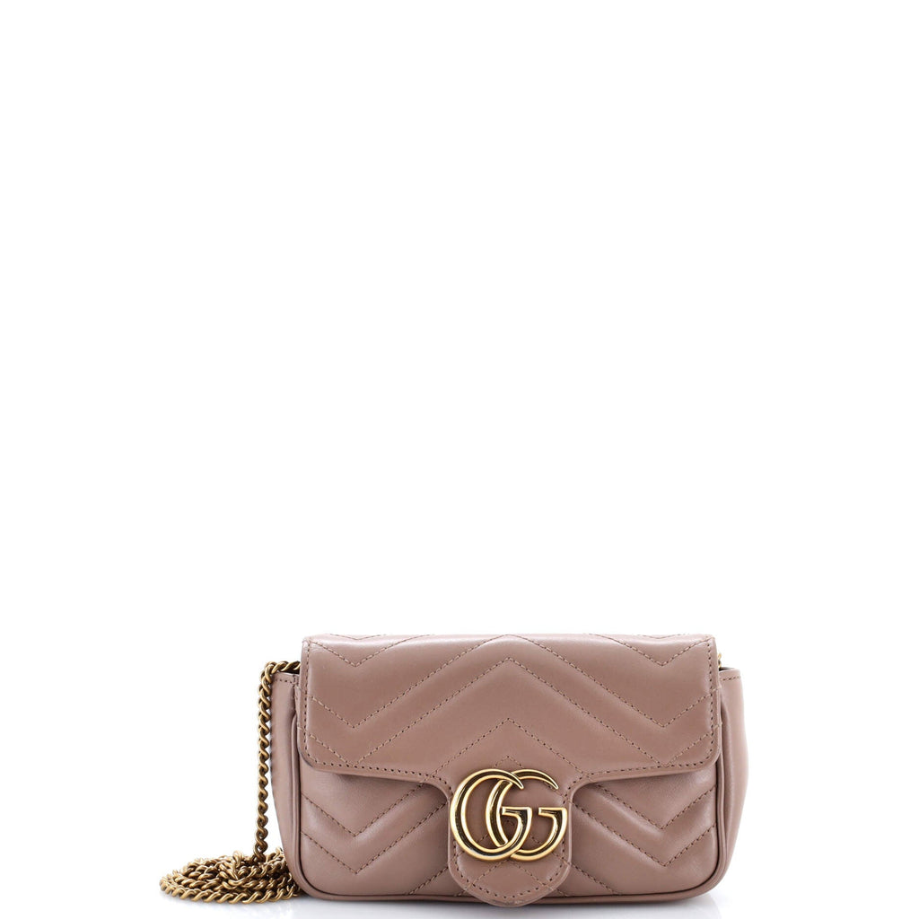 GG Marmont Flap Bag Matelasse Leather Super Mini