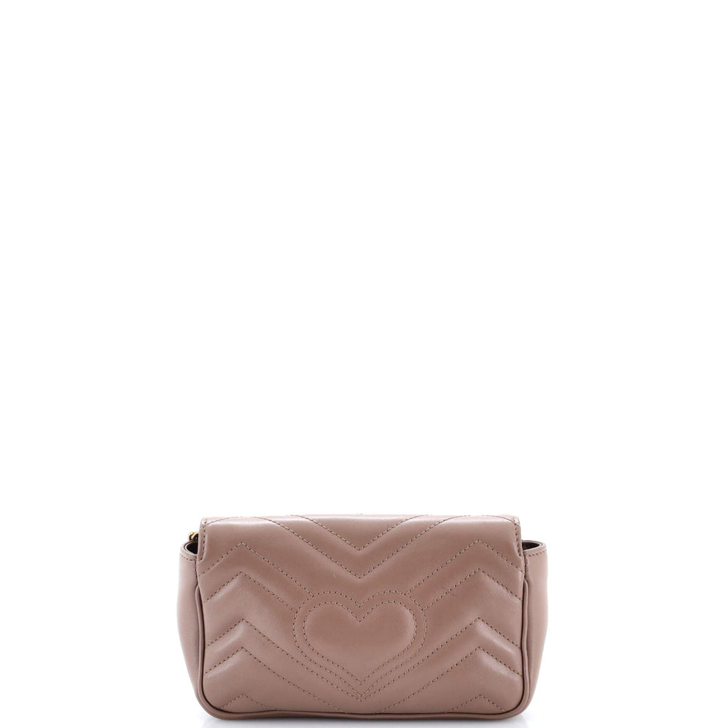 GG Marmont Flap Bag Matelasse Leather Super Mini