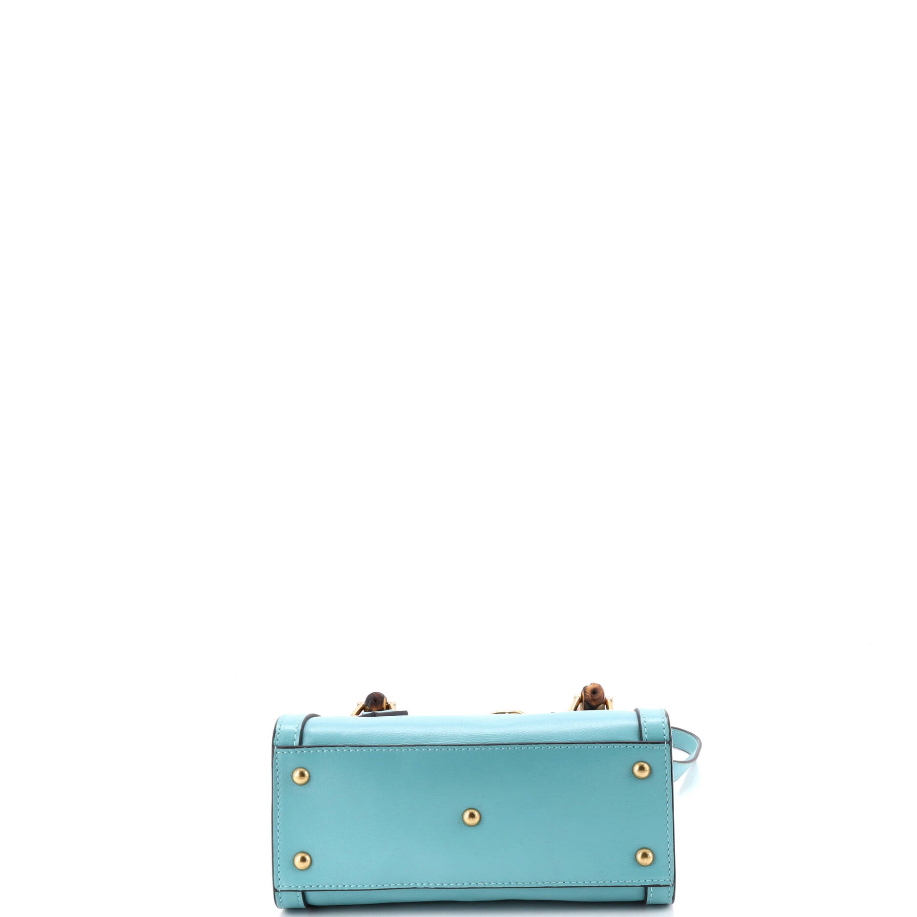 Diana NM Bamboo Handle Tote Leather Mini