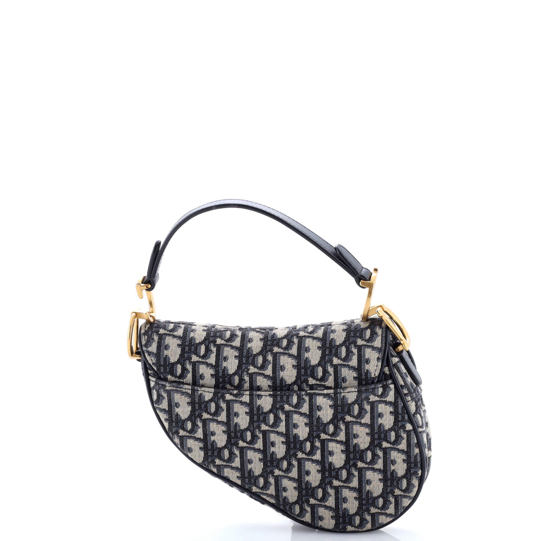 Saddle Handbag Oblique Canvas Mini