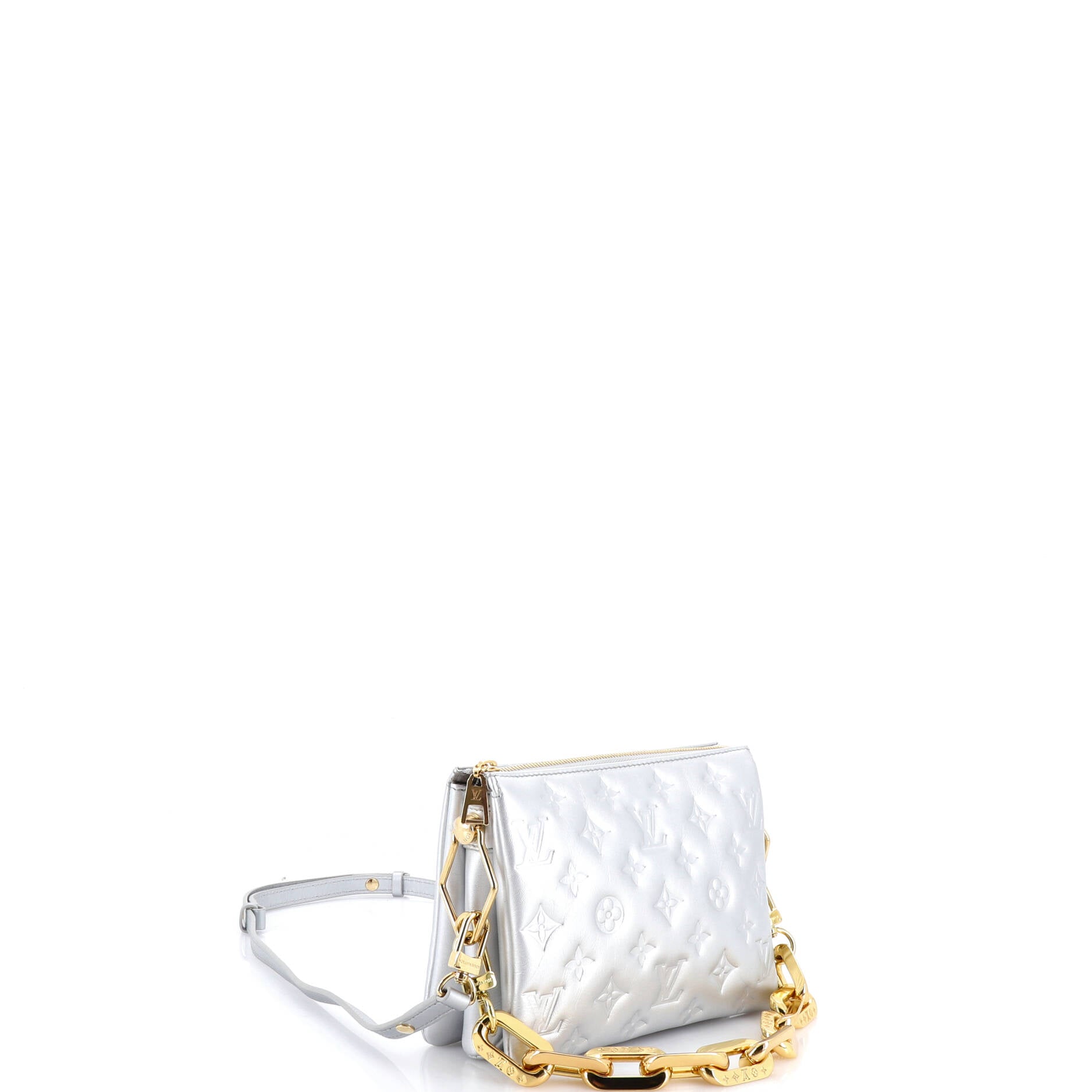 Coussin Bag Monogram Embossed Lambskin BB