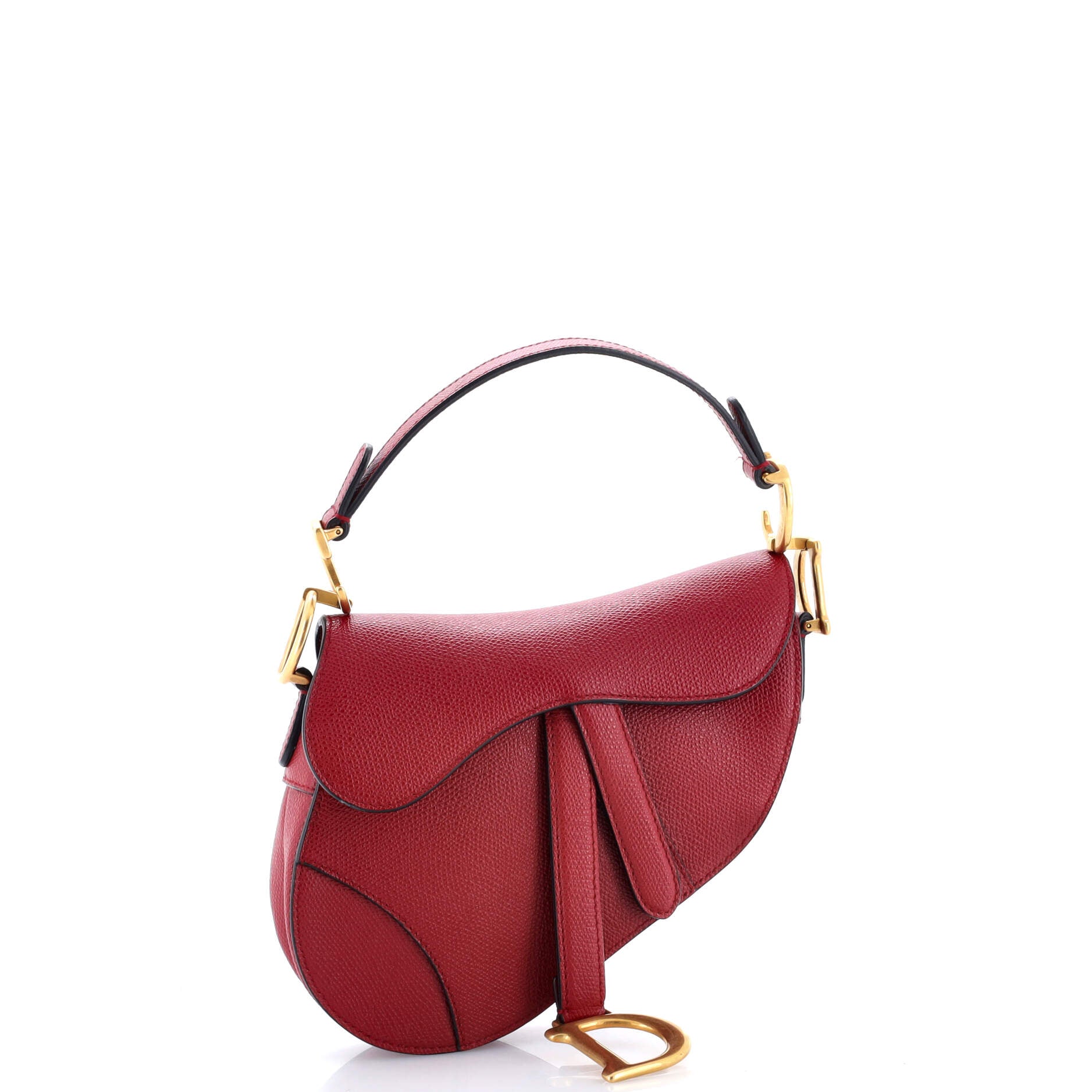 Saddle Handbag Leather Mini
