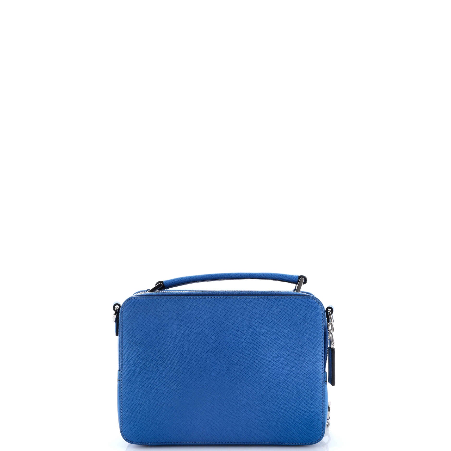 Brique Crossbody Bag Saffiano Leather Small