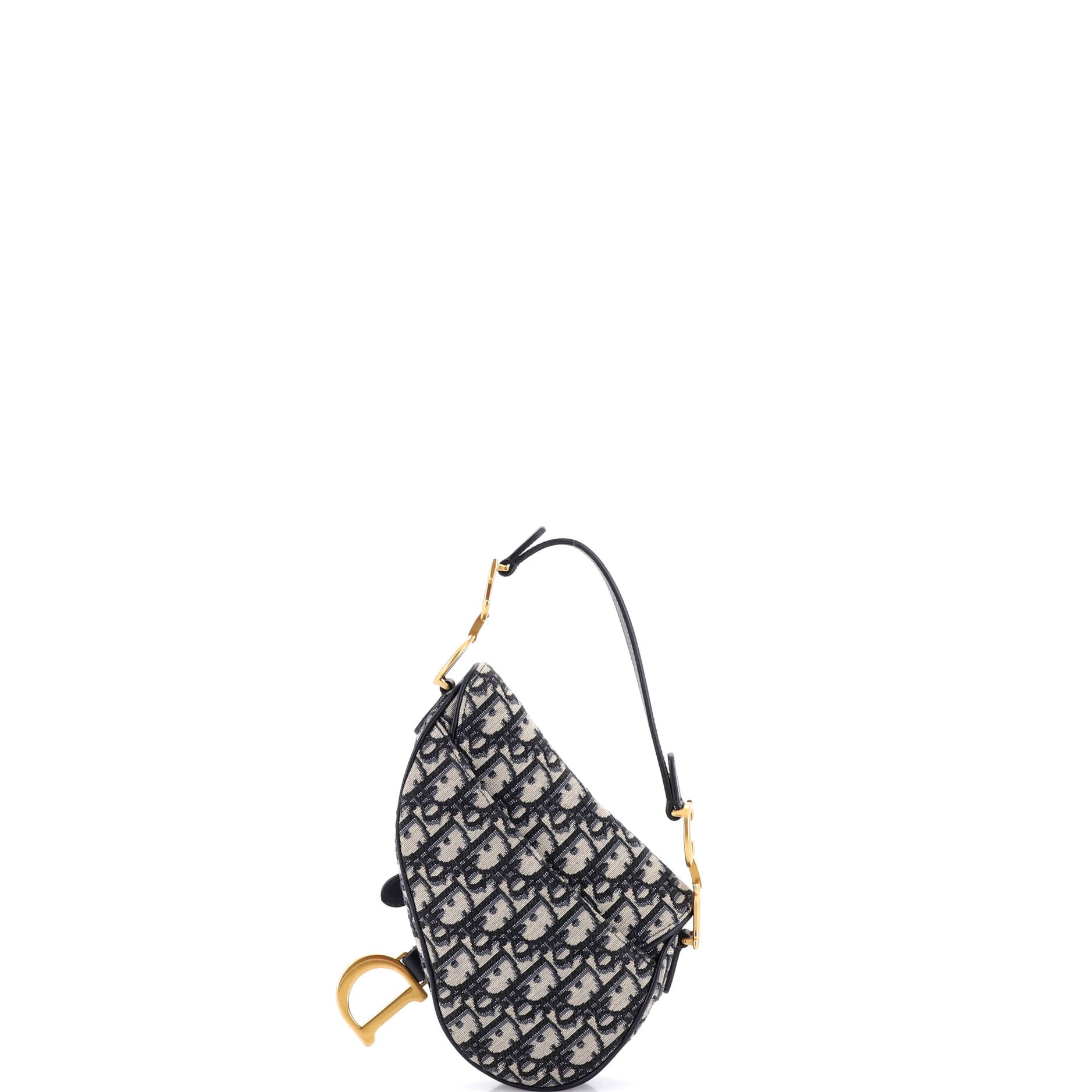 Saddle Handbag Oblique Canvas Mini