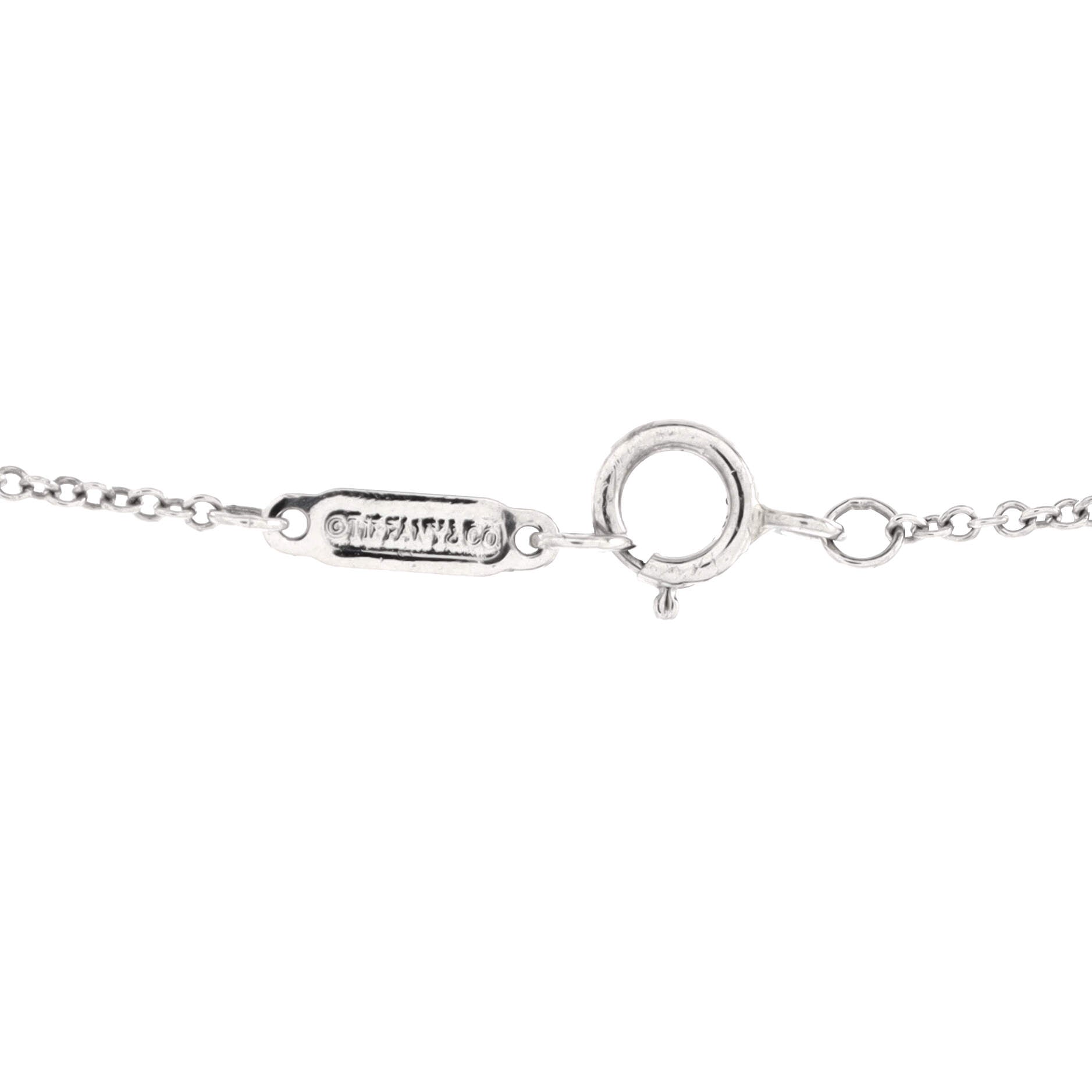 Heart 3 Diamond Pendant Necklace Platinum with Diamonds