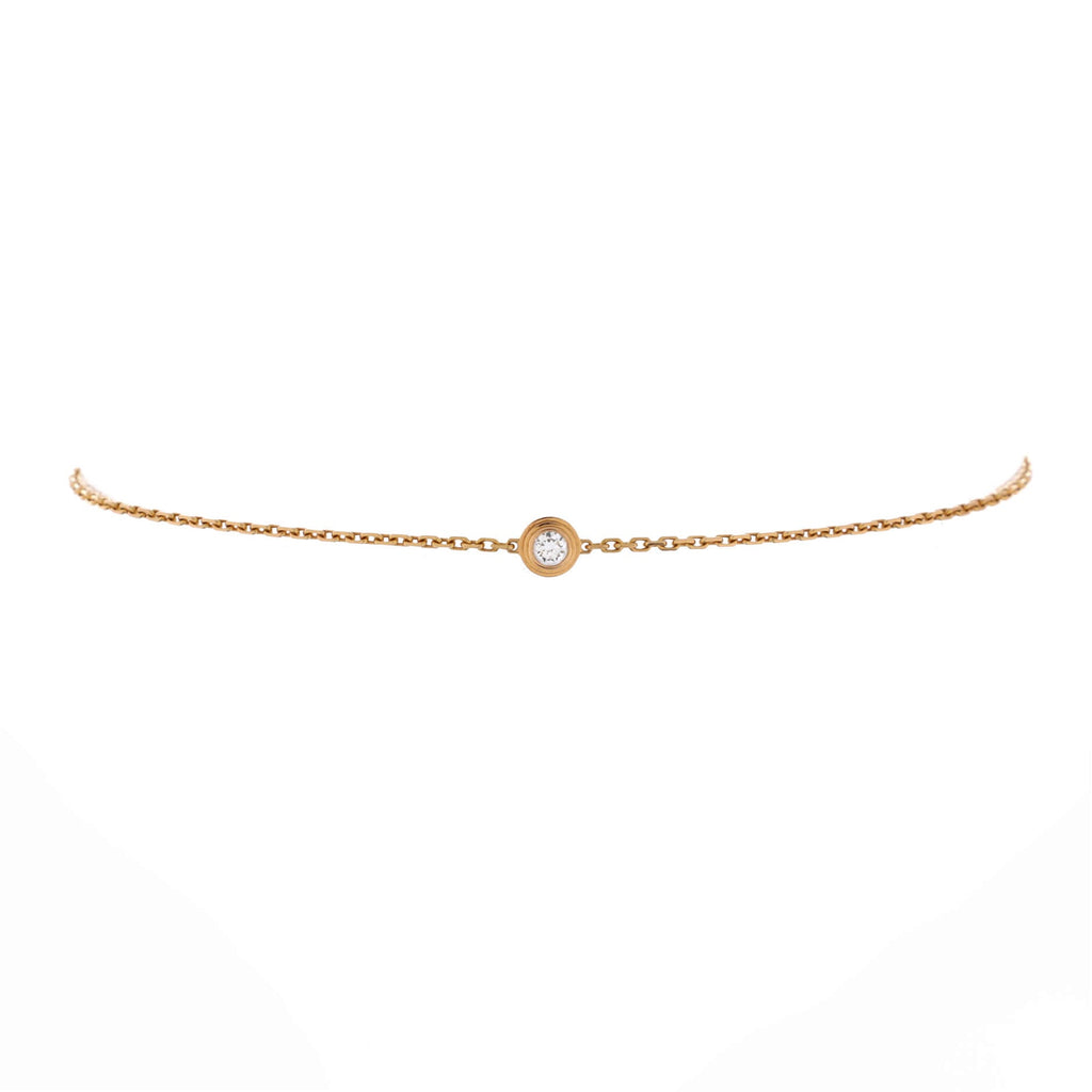 D'Amour Bracelet 18K Yellow Gold with Diamond XS