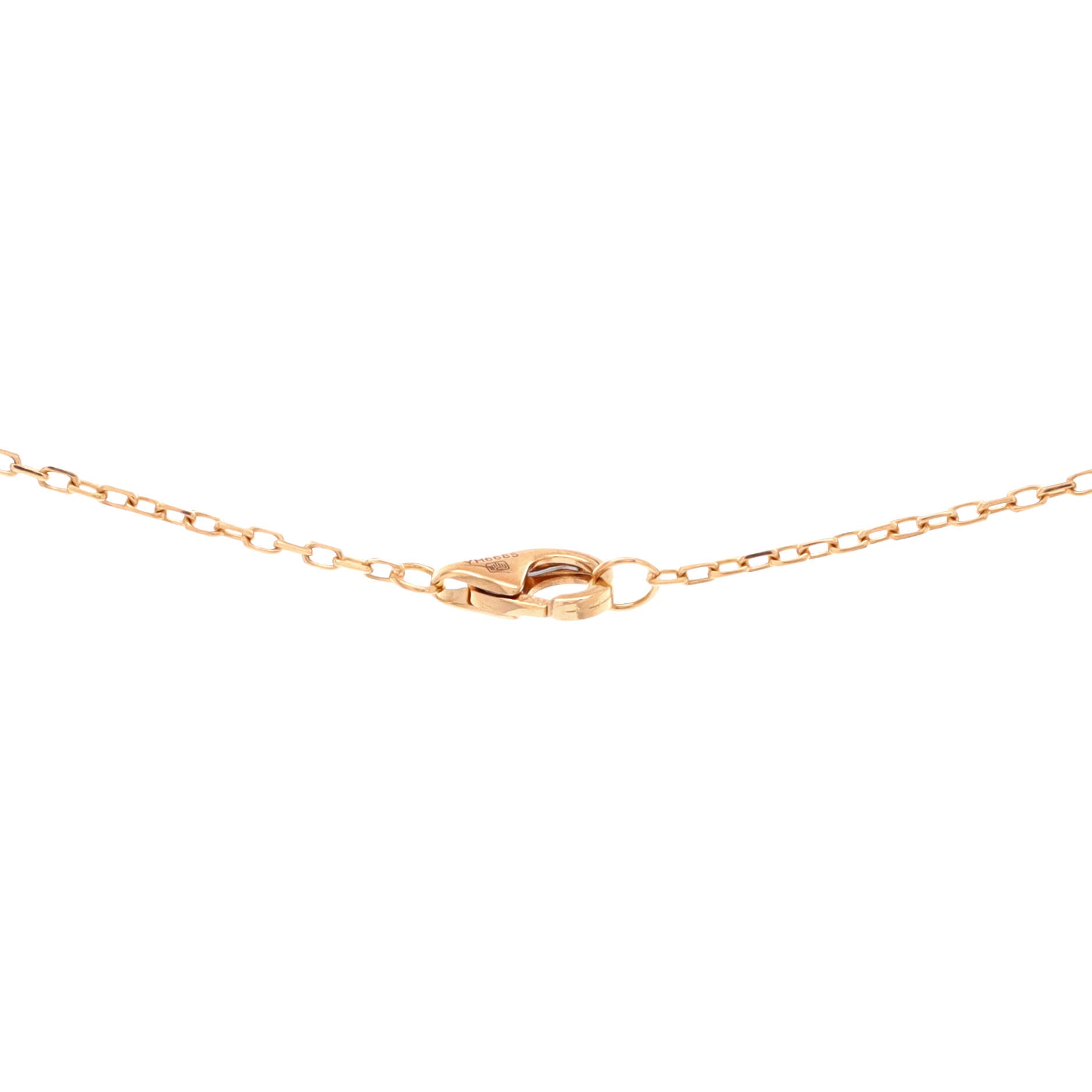 Trinity Diamond Pendant Necklace 18K Tricolor Gold and Pink Sapphire