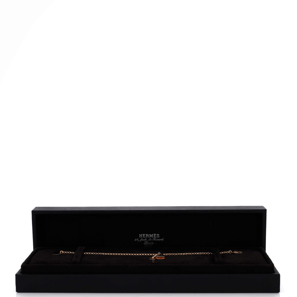 Kelly Clochette Chain Bracelet 18K Rose Gold Small