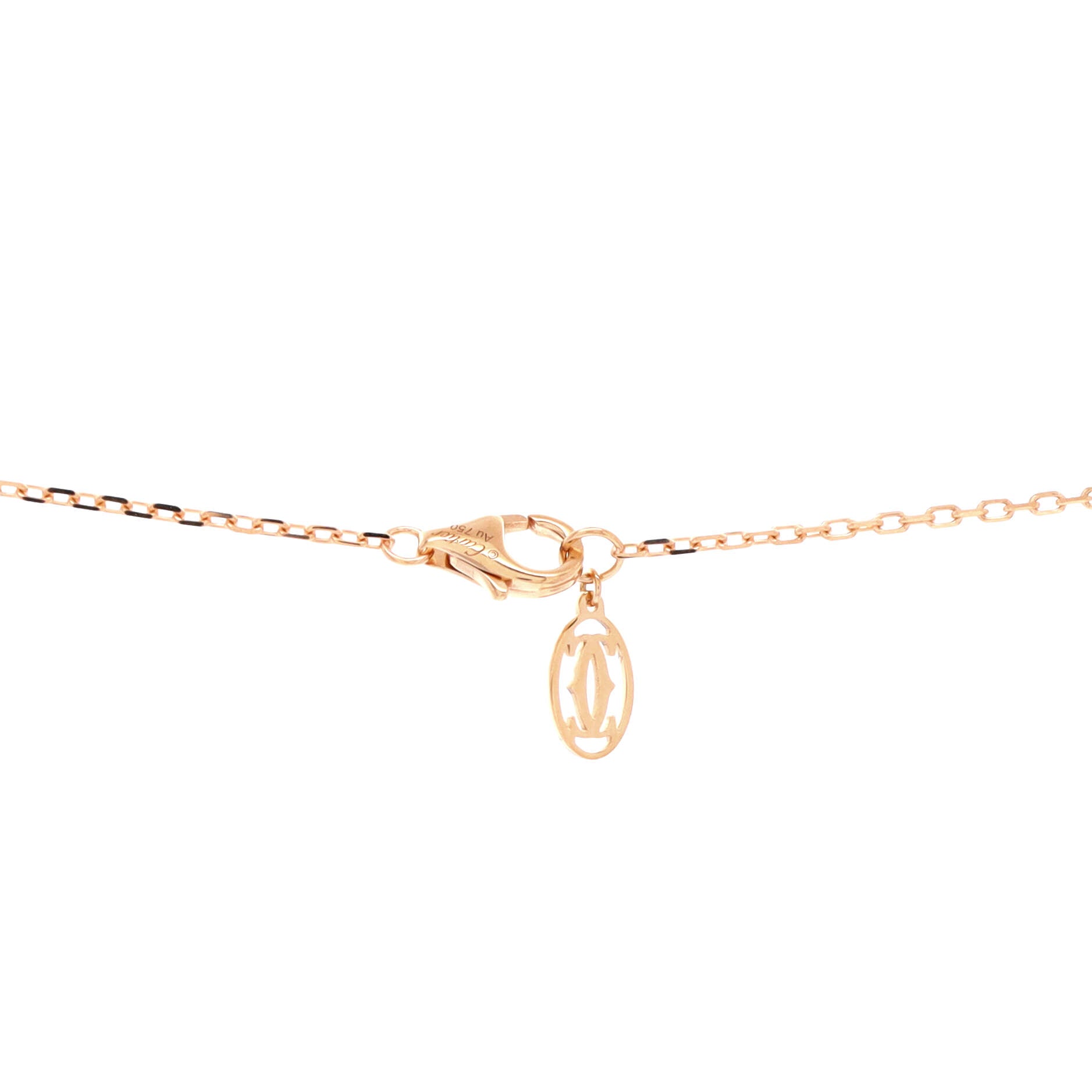 Juste un Clou Pendant Necklace 18K Rose Gold with Diamonds