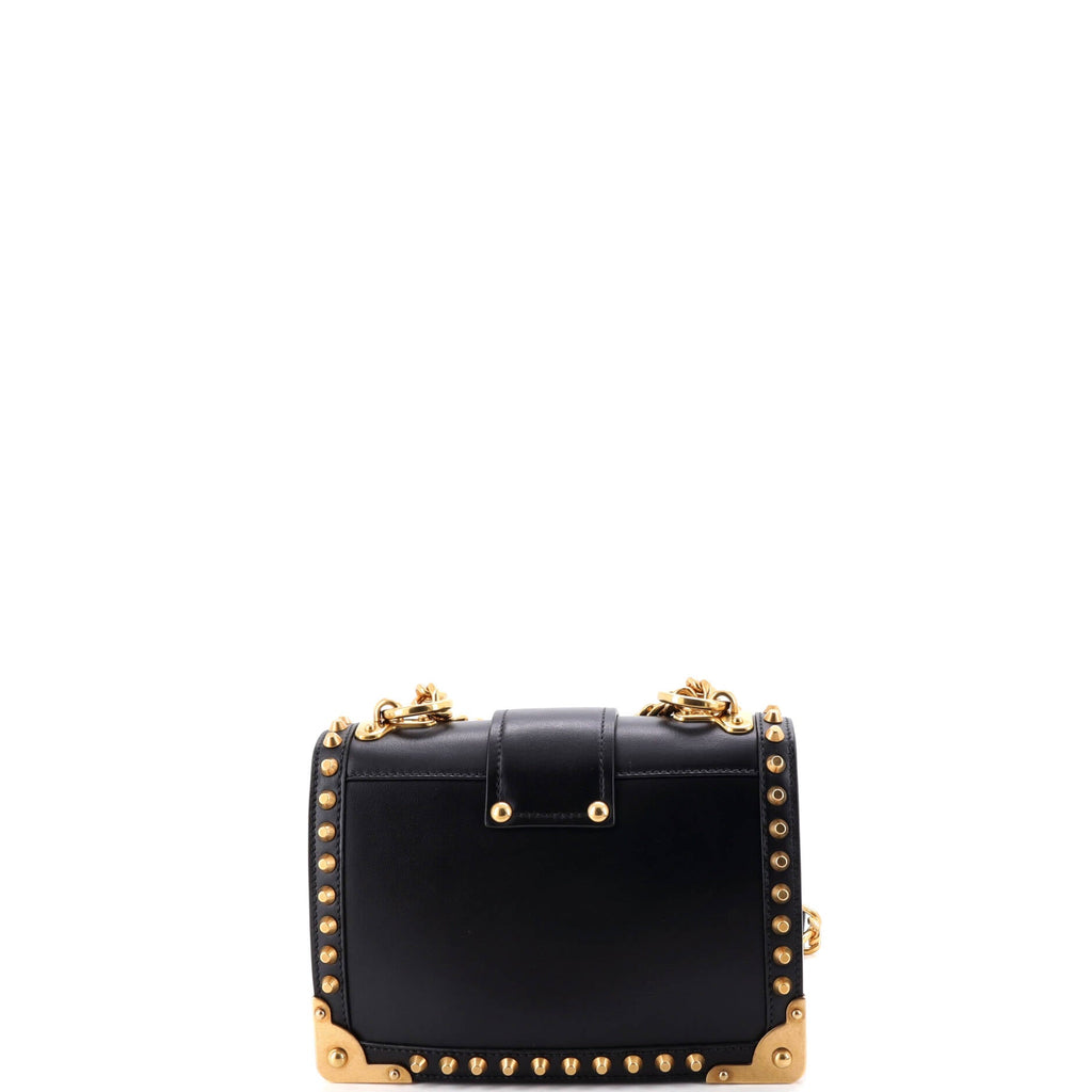 Animalier Cahier Crossbody Bag Studded Leather Small