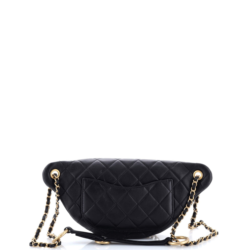 All About Chains Waist Bag Quilted Lambskin