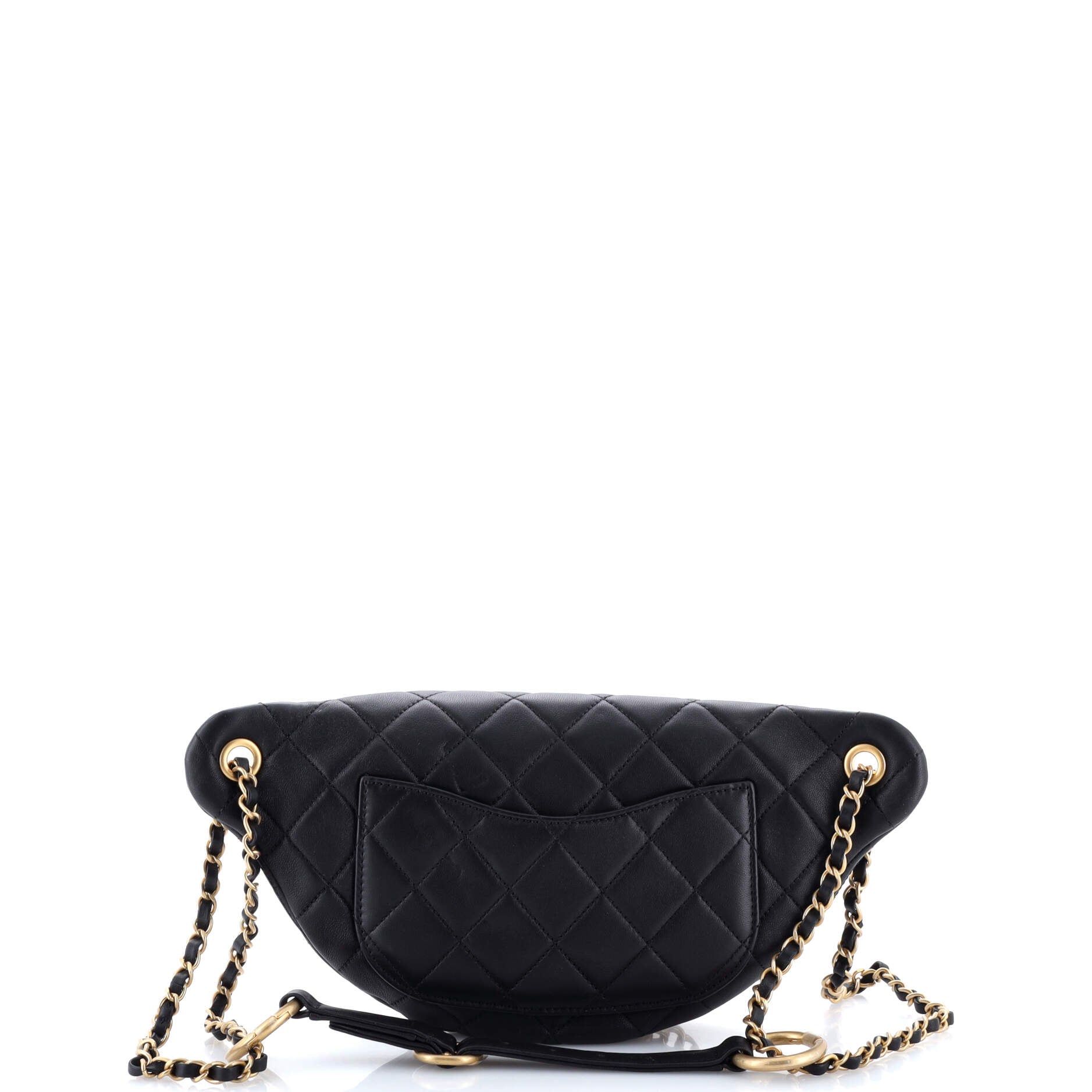 All About Chains Waist Bag Quilted Lambskin