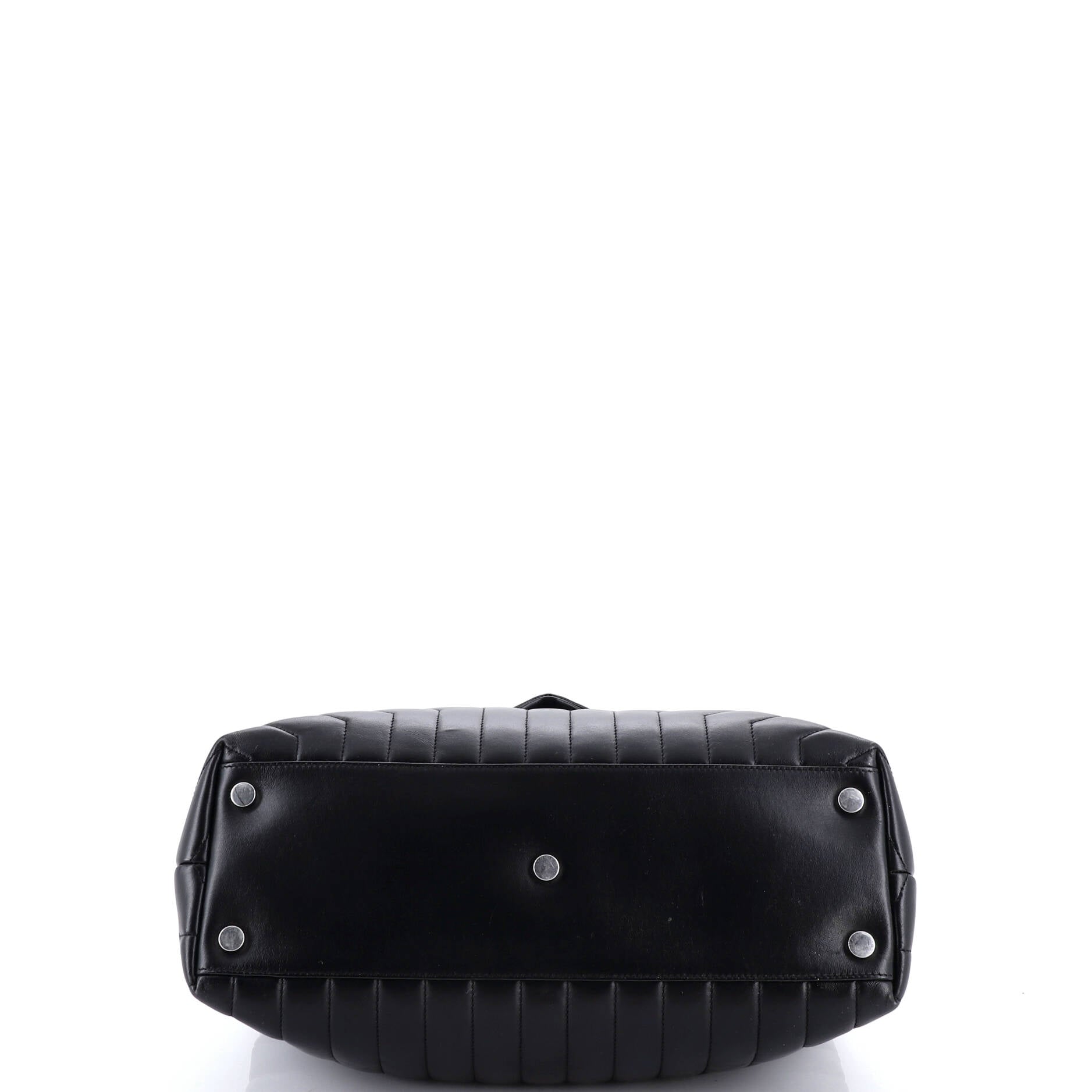 Loulou Shoulder Bag Matelasse Chevron Leather Large