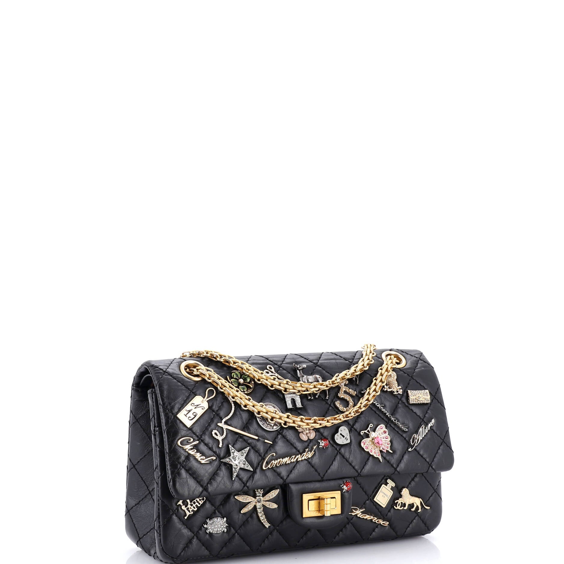 Lucky Charms Reissue 2.55 Flap Bag Quilted Aged Calfskin 225