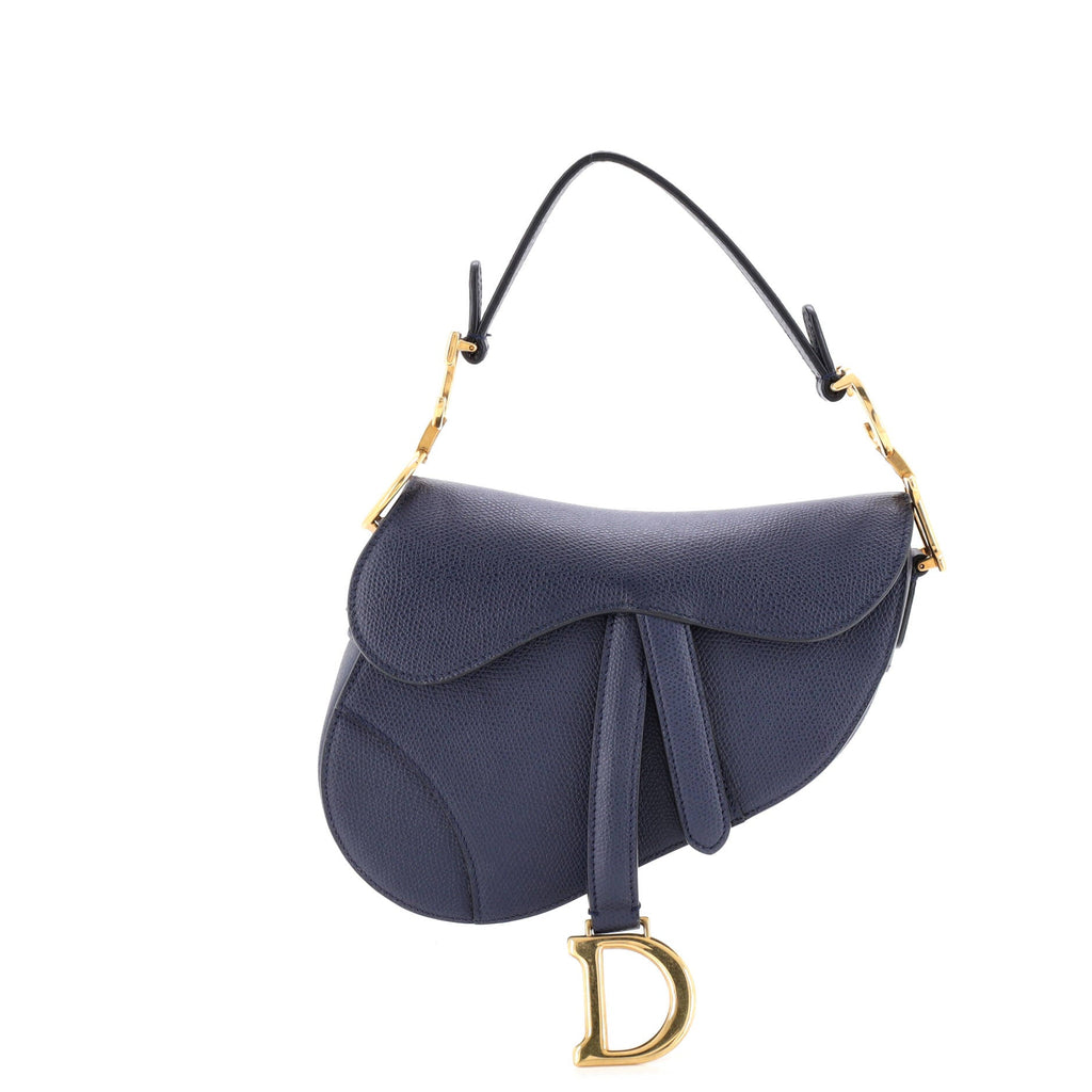 Saddle Handbag Leather Mini