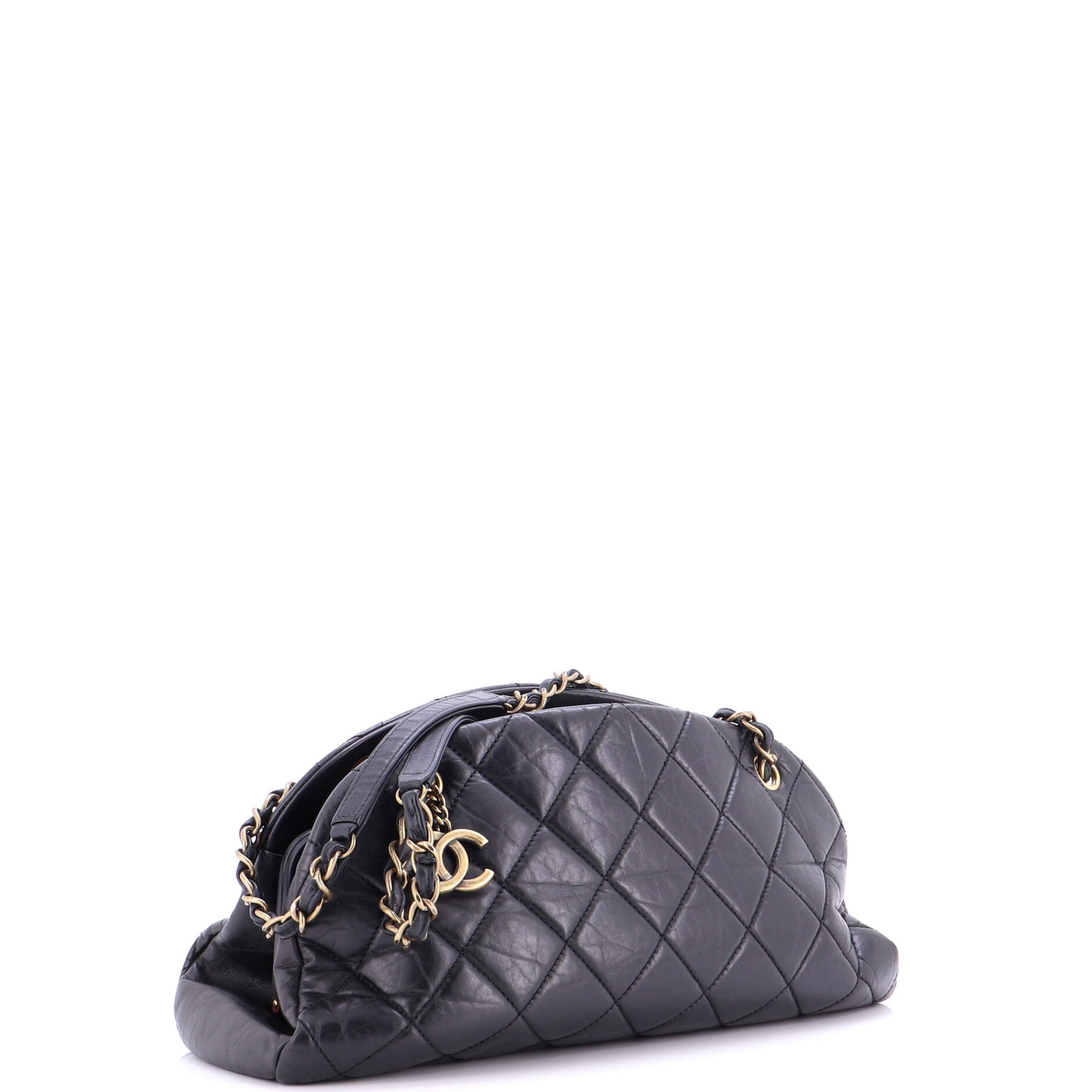Just Mademoiselle Bag Quilted Aged Calfskin Medium