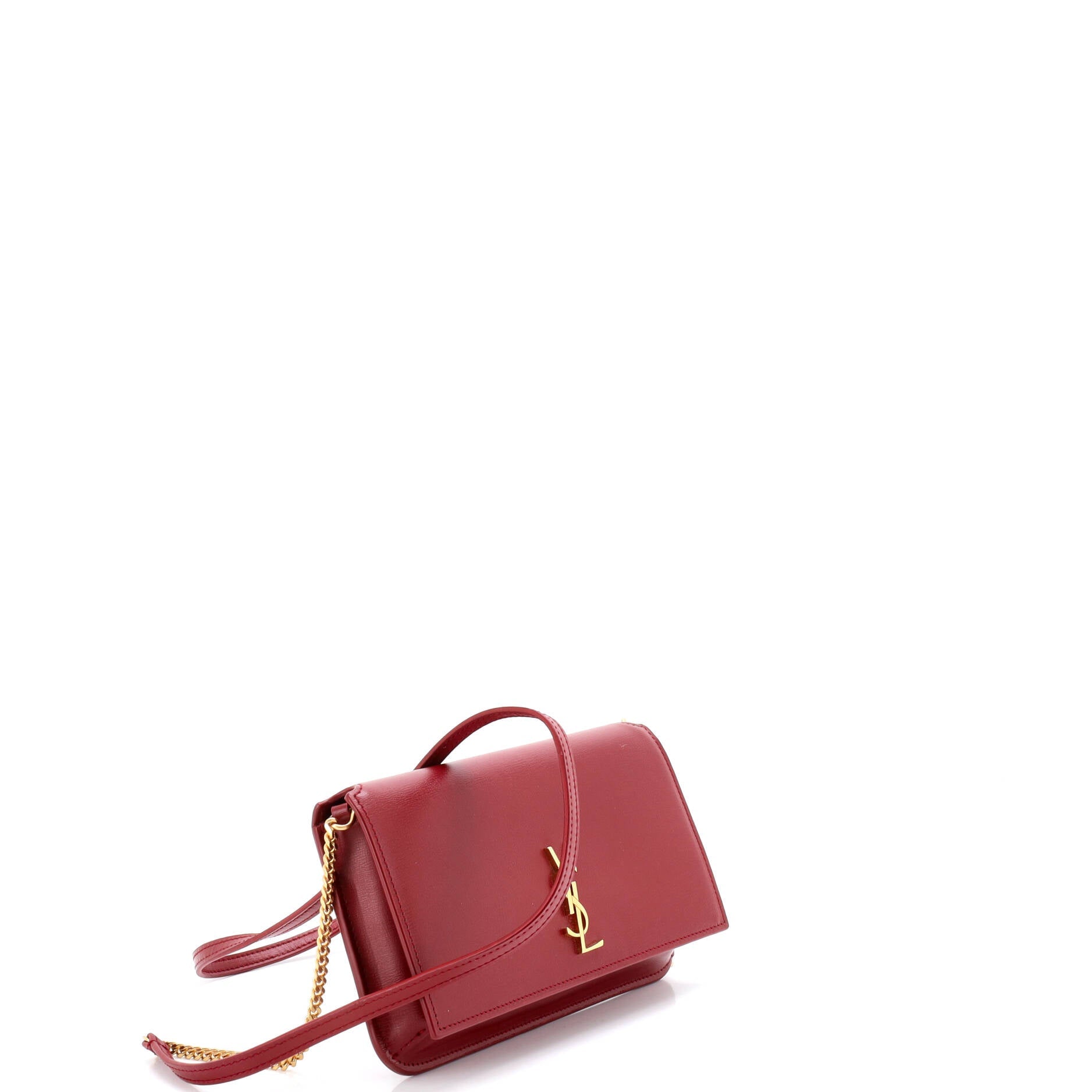 Classic Monogram Phone Holder Shoulder Bag Leather