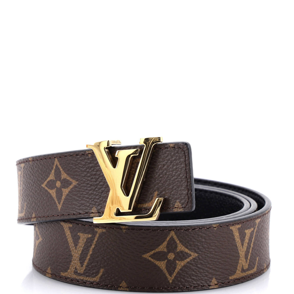 LV Initiales Reversible Belt Monogram Canvas and Leather Medium