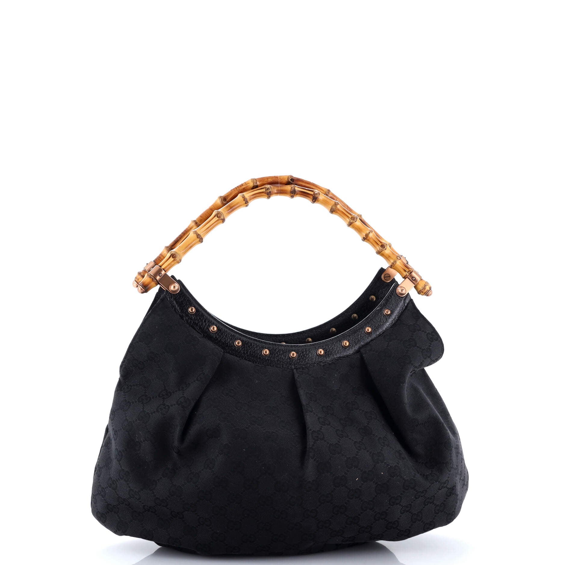 Vintage Bamboo Hobo GG Canvas Large