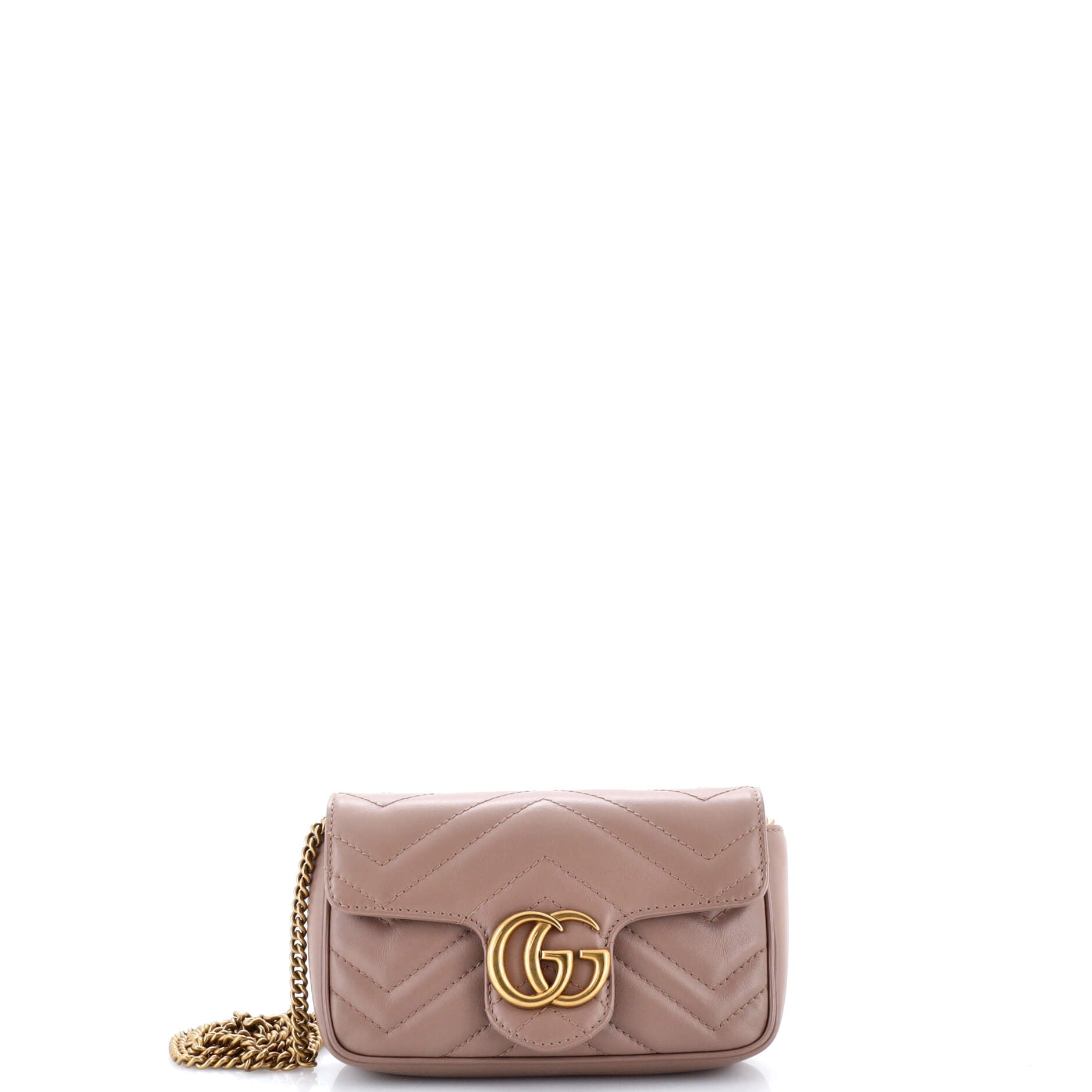 GG Marmont Flap Bag Matelasse Leather Super Mini