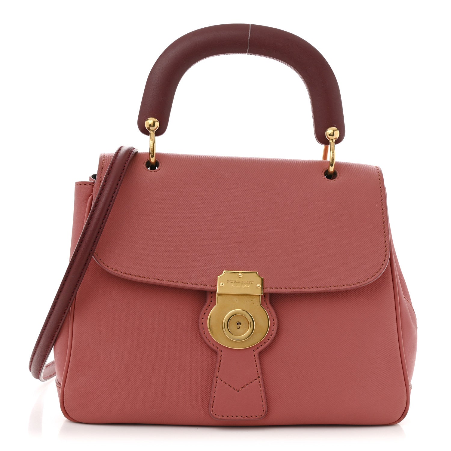 Trench Calfskin Medium DK88 Top Handle Bag Blossom Pink