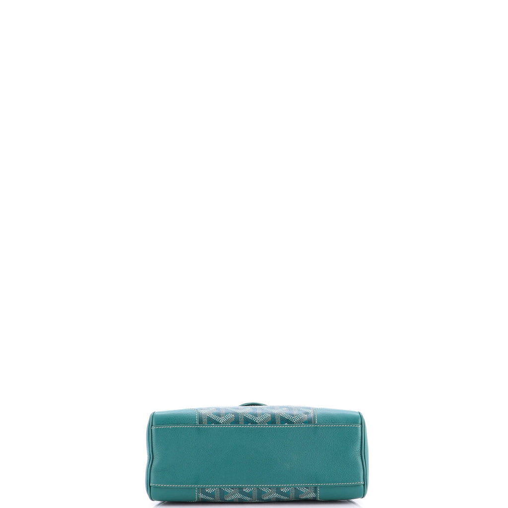 Saigon Top Handle Bag Coated Canvas with Leather Mini