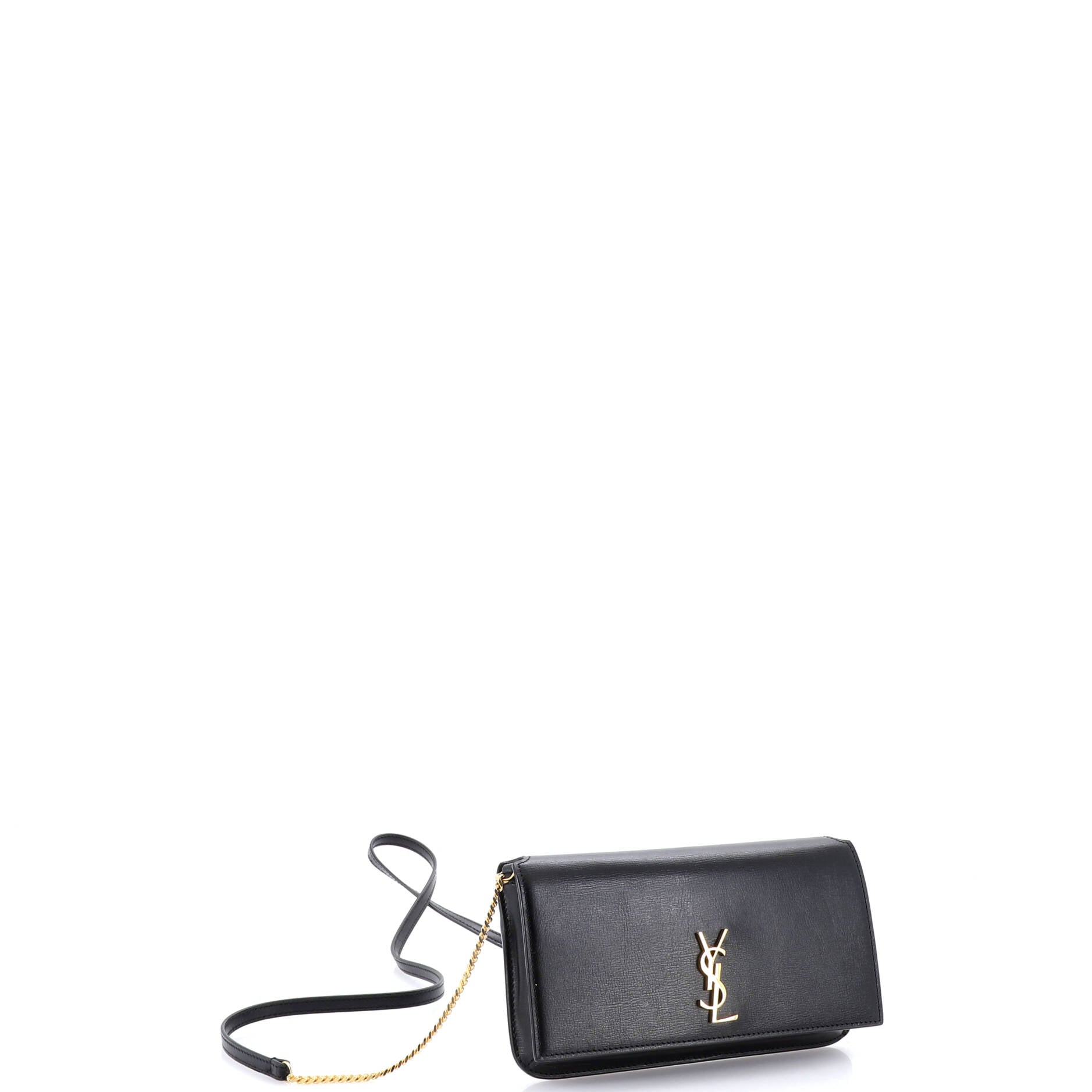 Classic Monogram Phone Holder Shoulder Bag Leather
