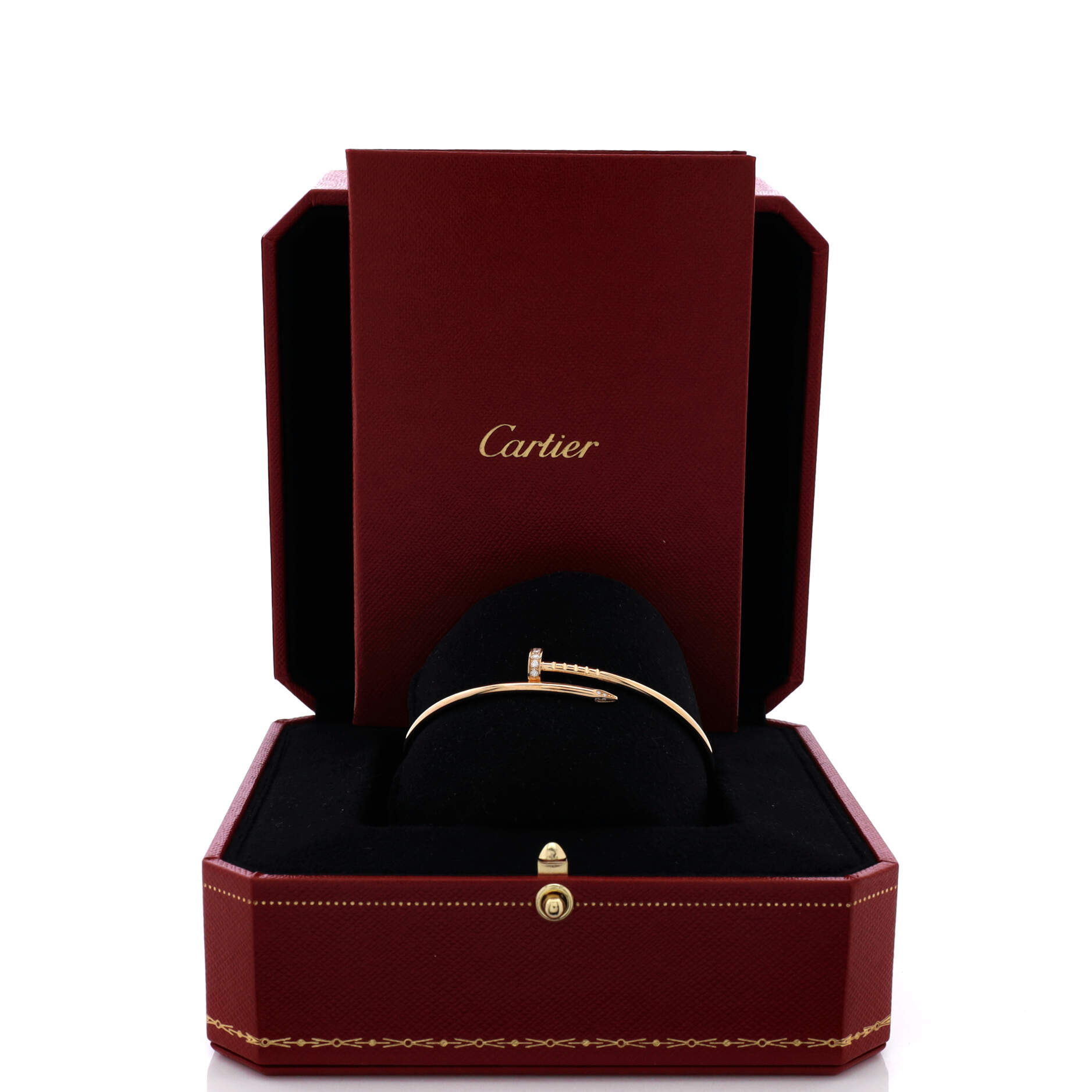 Juste un Clou Bracelet 18K Yellow Gold with Diamonds Small