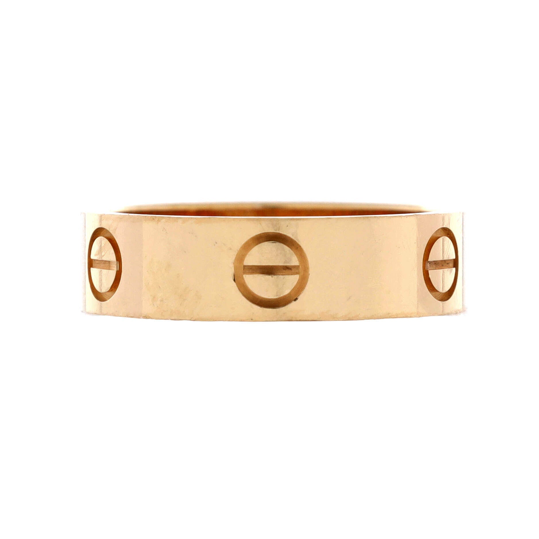 Love Band Ring 18K Yellow Gold