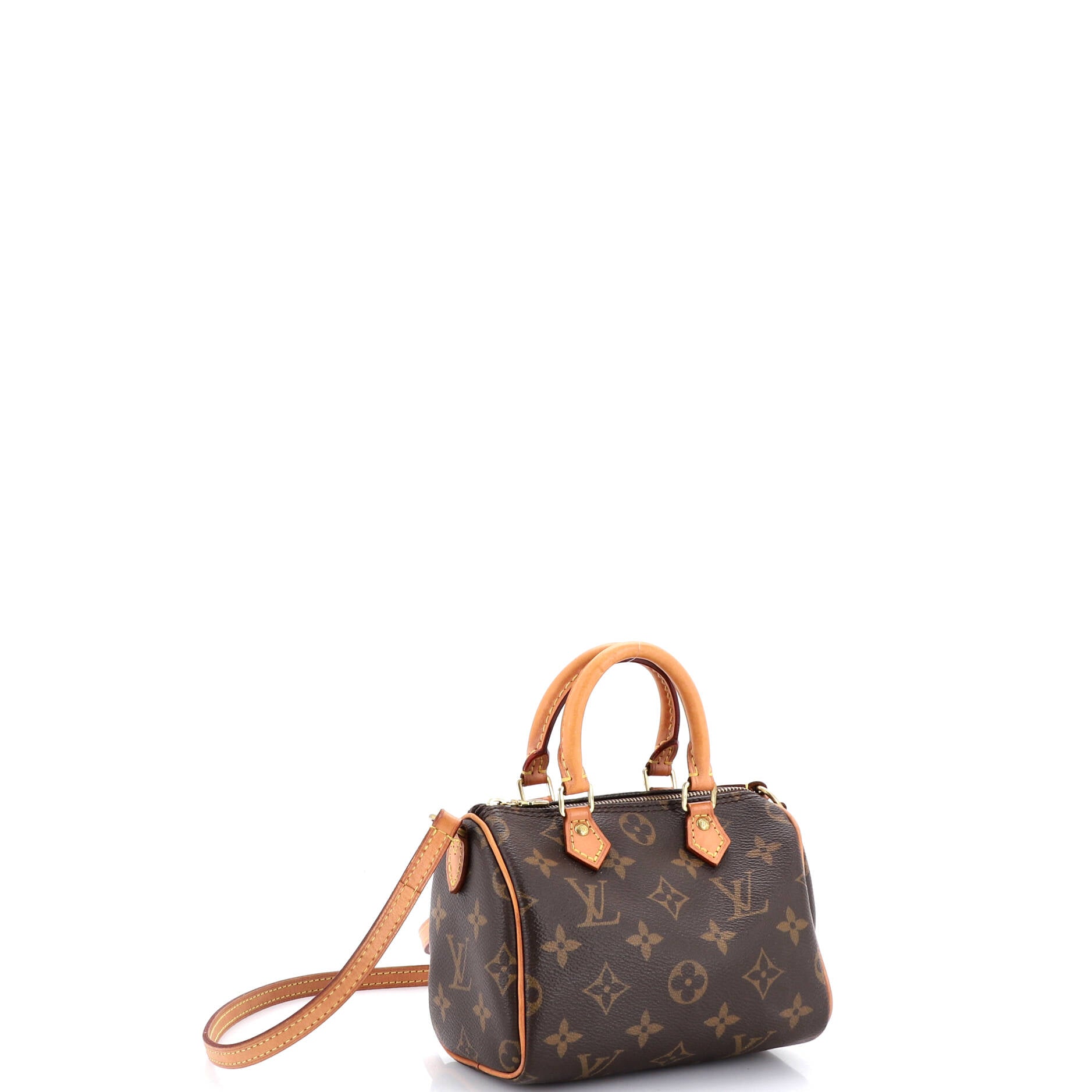Speedy Bandouliere Bag Monogram Canvas Nano