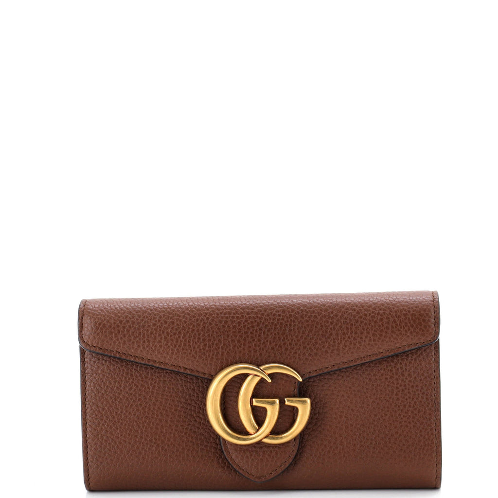 GG Marmont Continental Wallet Leather
