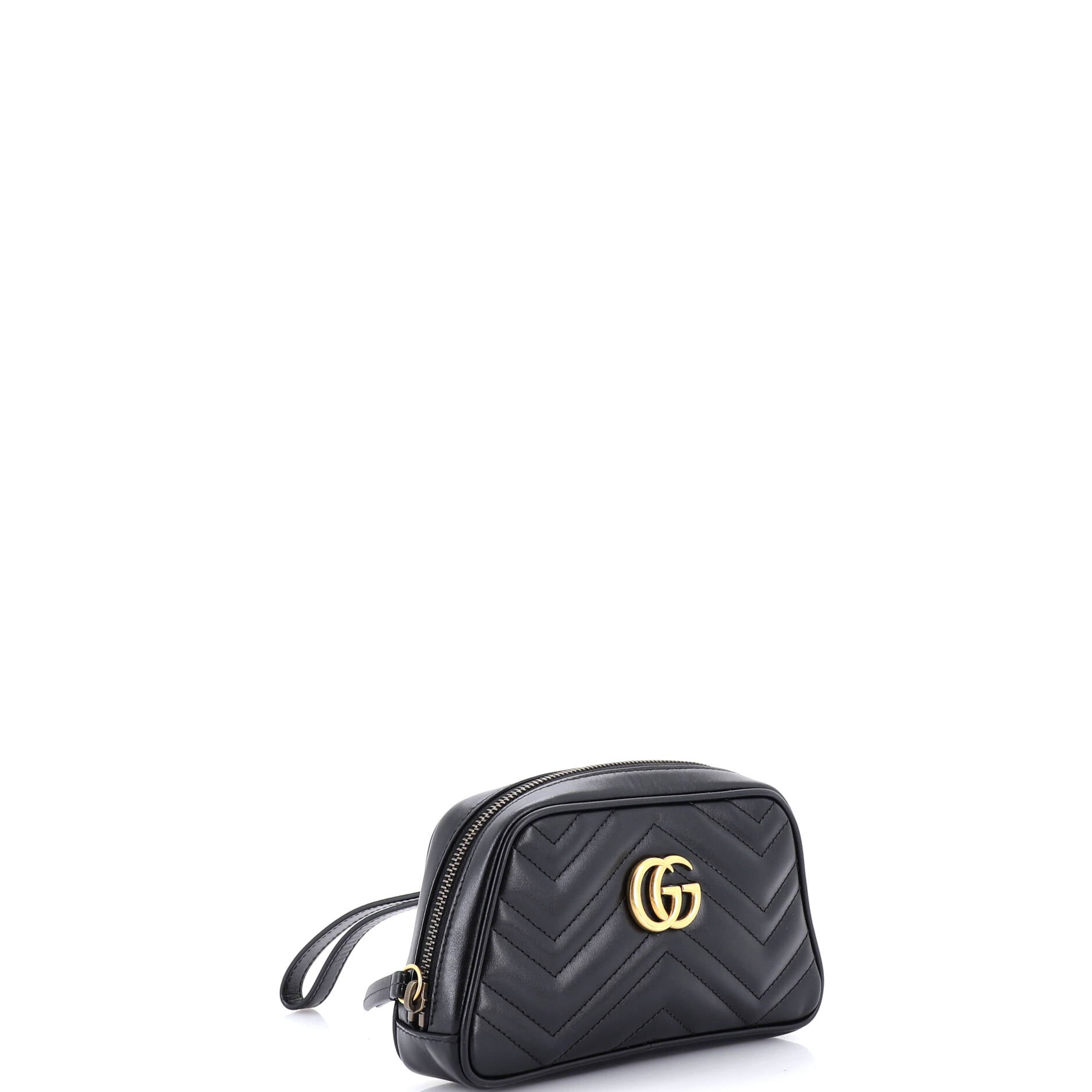 GG Marmont Wristlet Matelasse Leather
