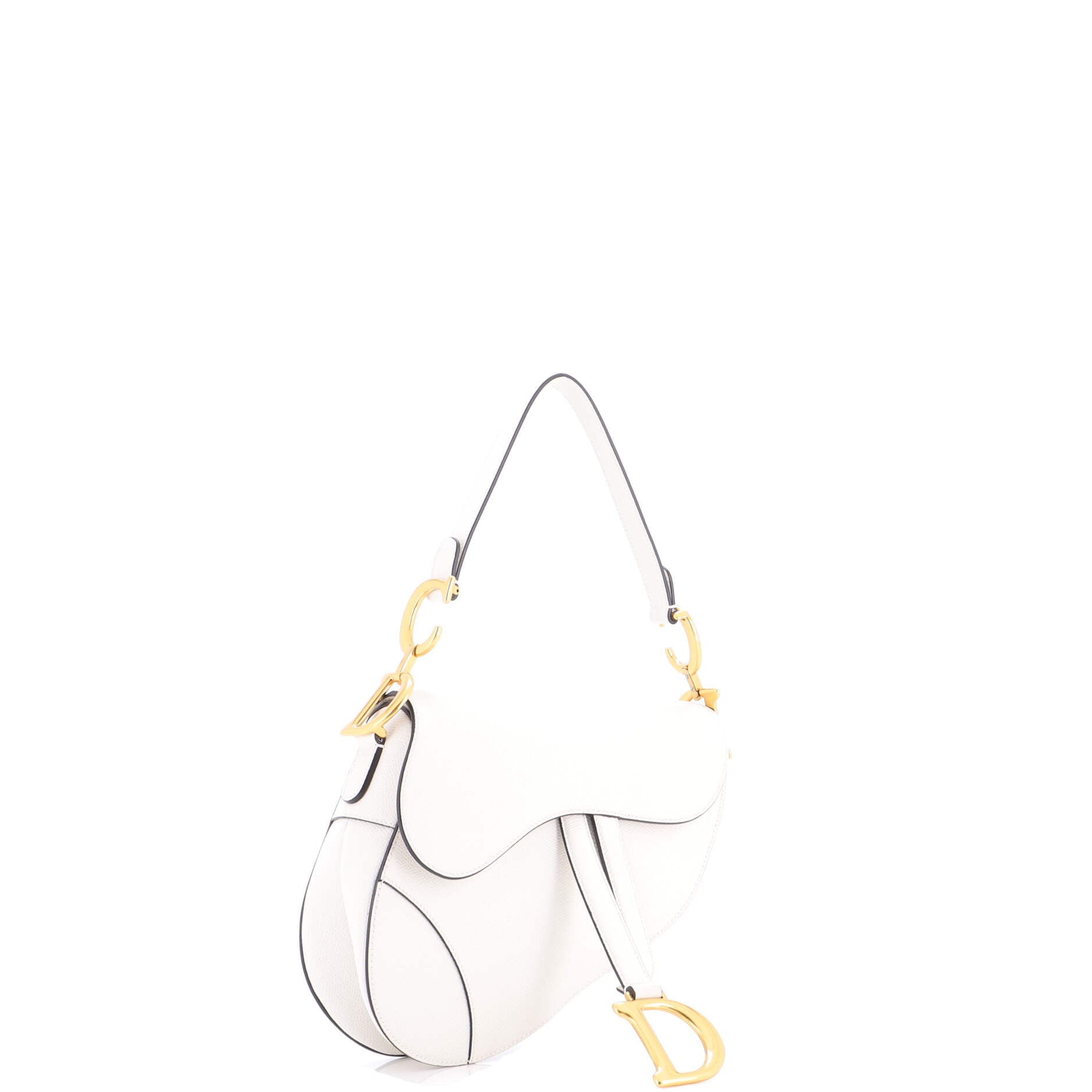 Saddle Handbag Leather Medium
