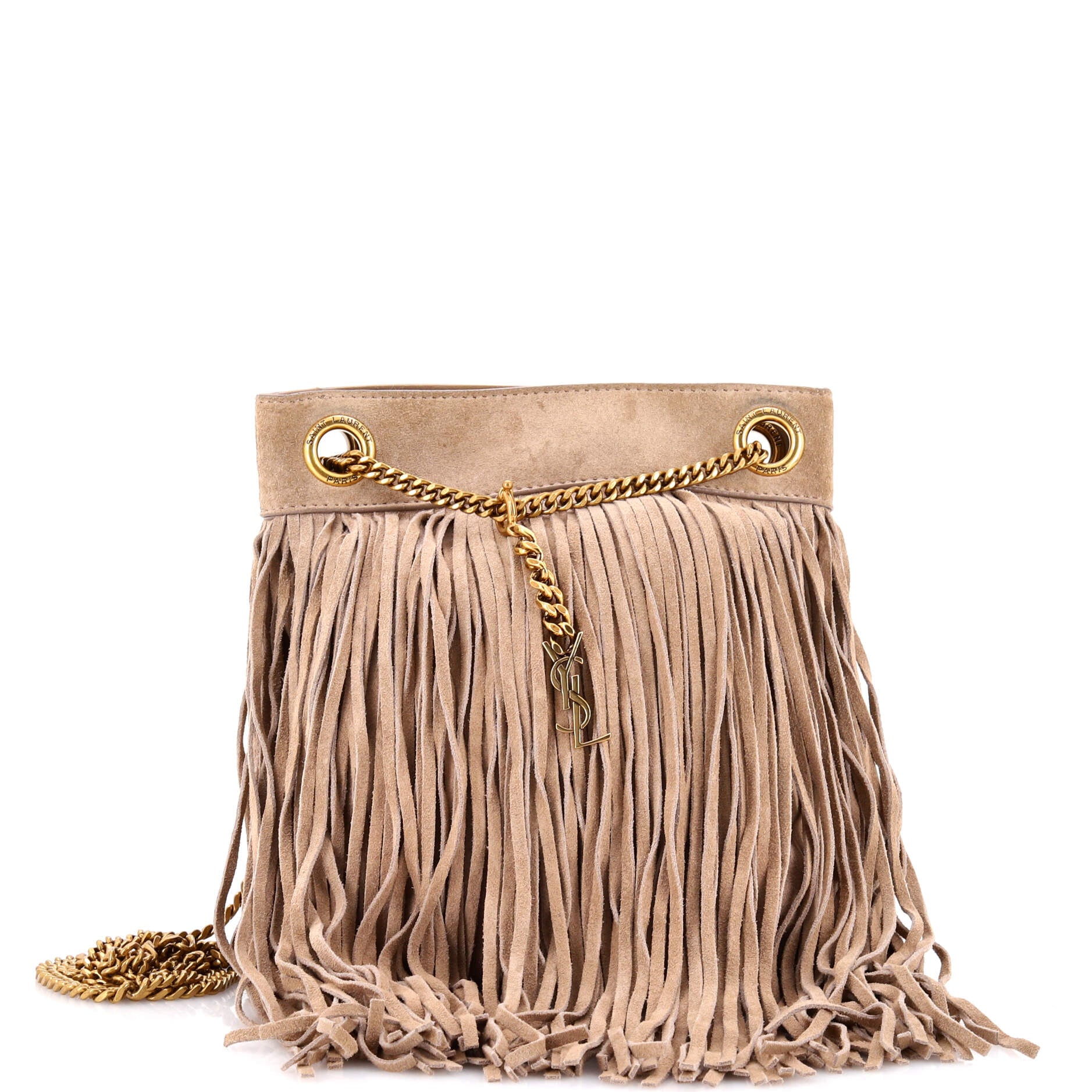 Grace Fringe Hobo Suede Small