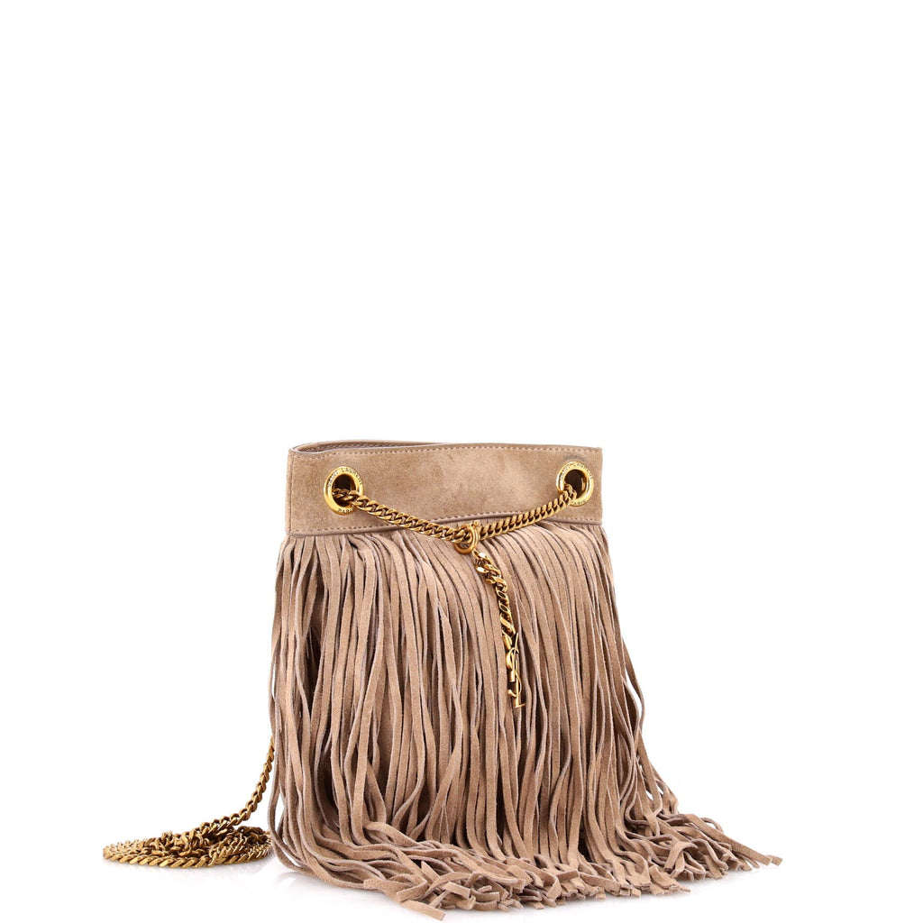 Grace Fringe Hobo Suede Small
