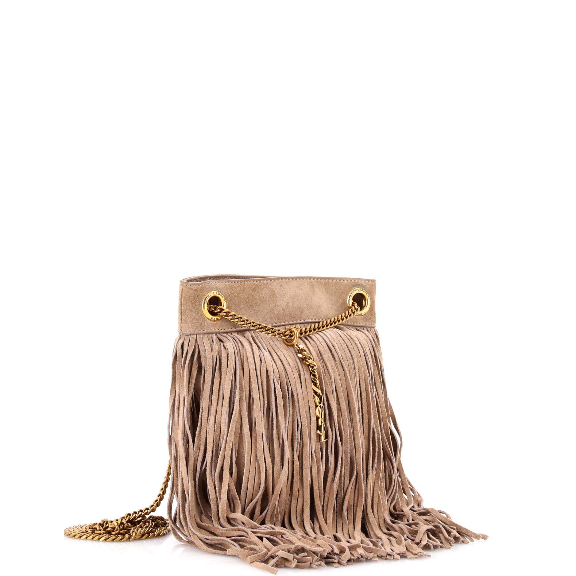 Grace Fringe Hobo Suede Small
