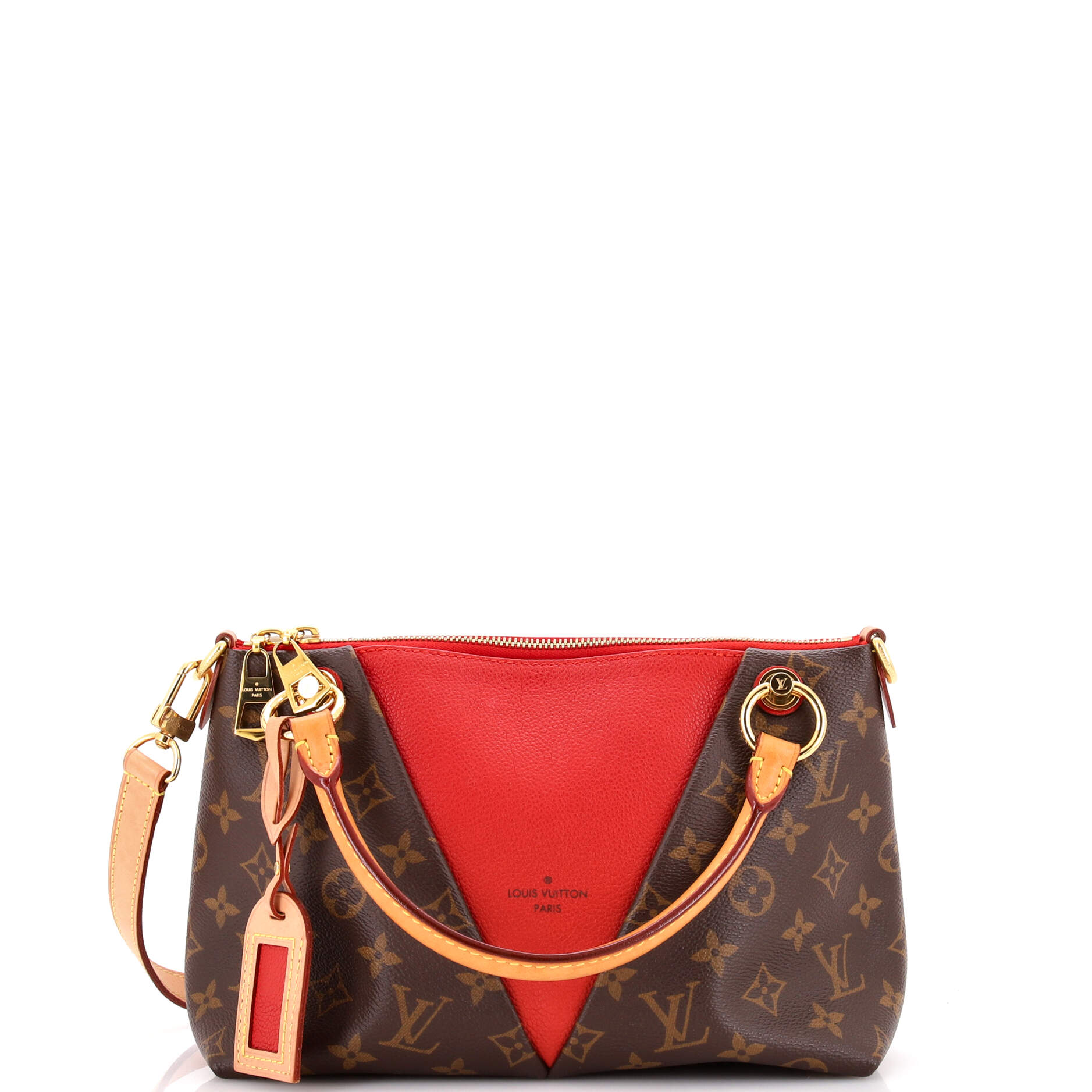 V Tote Monogram Canvas and Leather BB