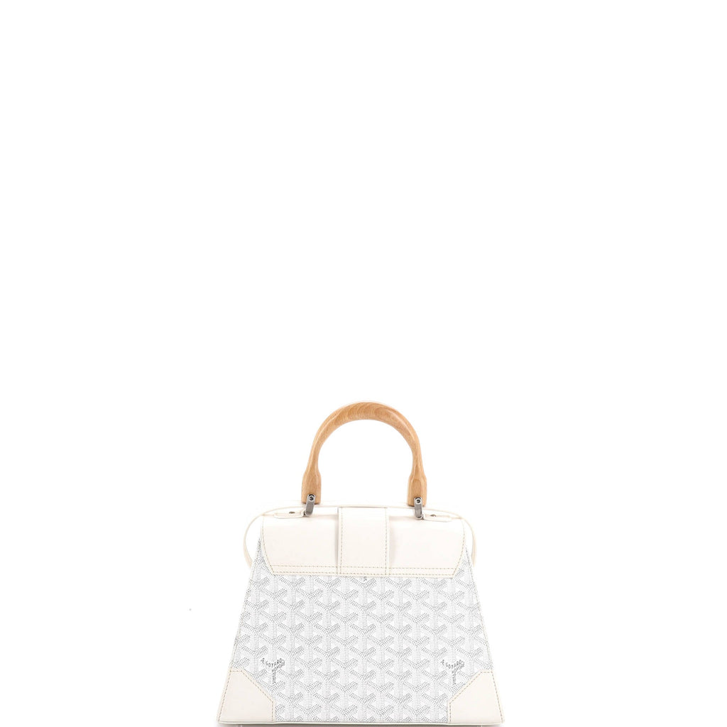 Saigon Top Handle Bag Coated Canvas with Leather PM
