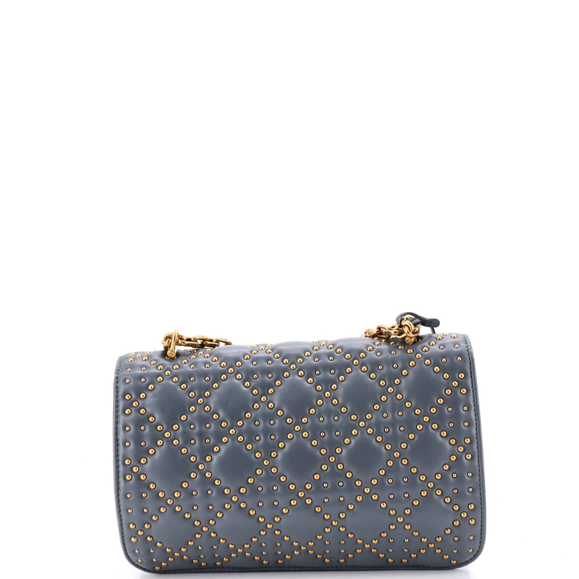 Dioraddict Flap Bag Cannage Studded Lambskin Medium