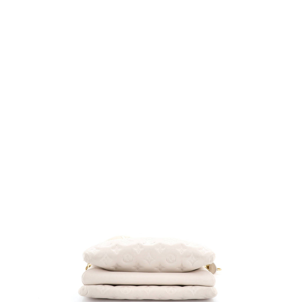 Coussin Bag Monogram Embossed Lambskin PM